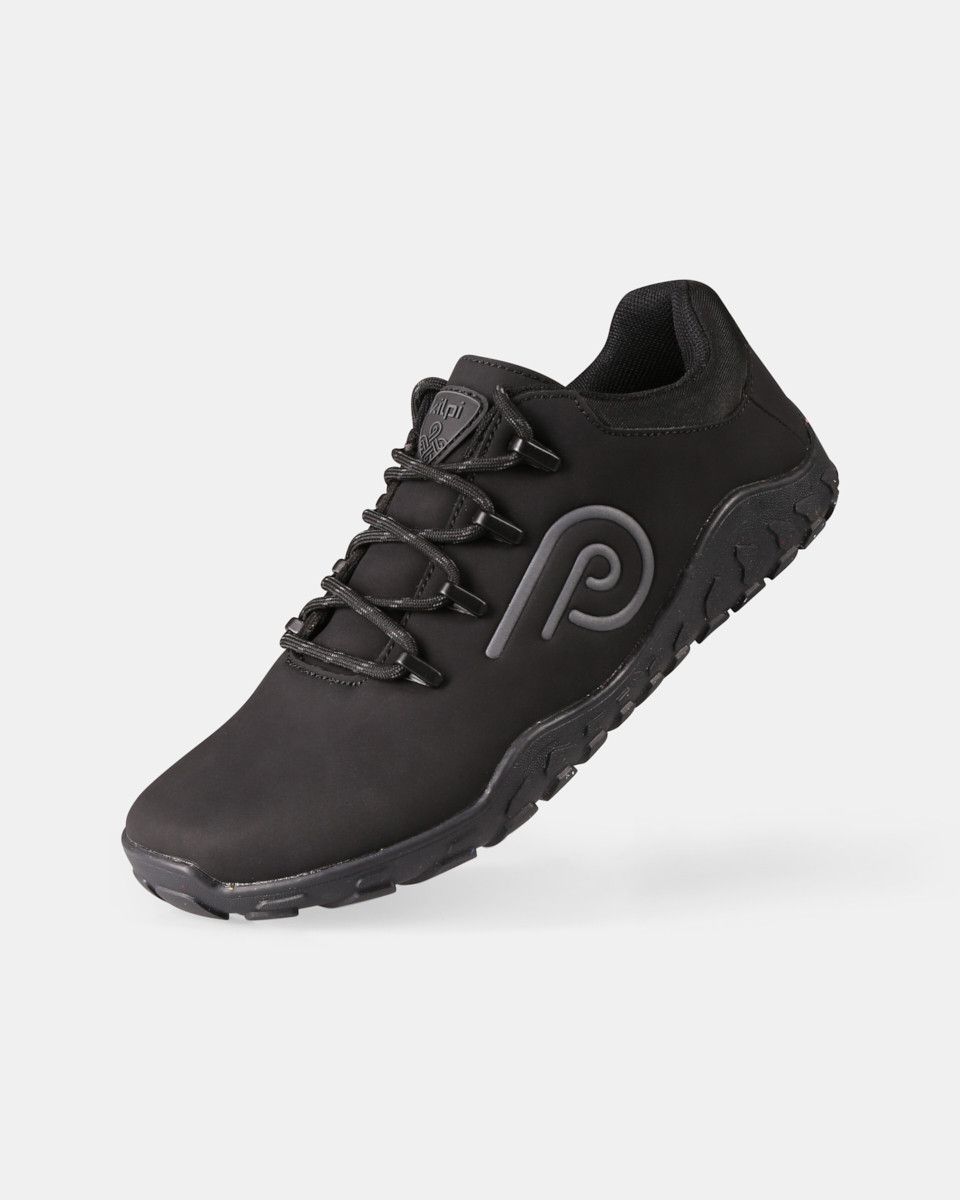 Kilpi - Barelo Low-U Black - Zapatillas Barefoot para Senderismo
