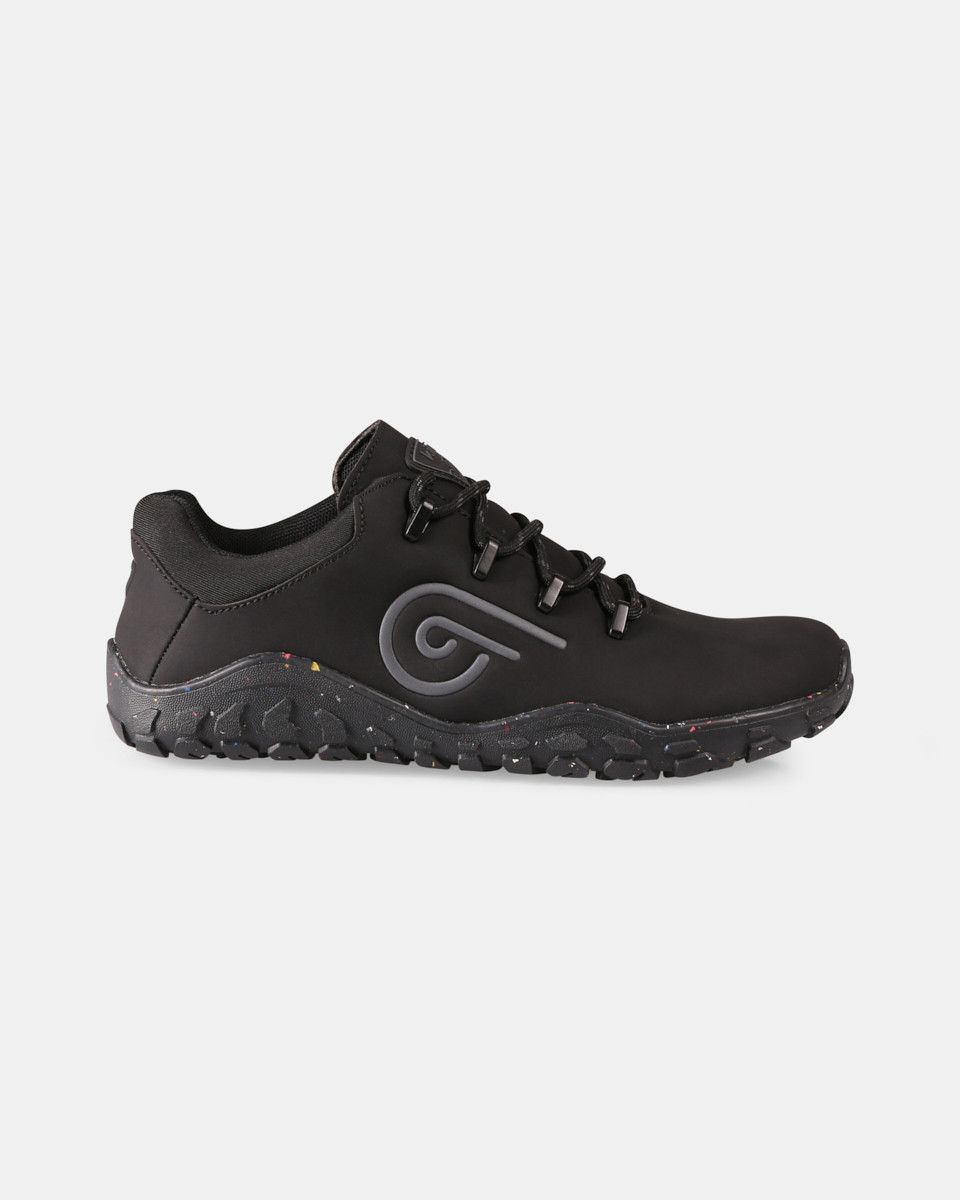 Kilpi - Barelo Low-U Black - Zapatillas Barefoot para Senderismo