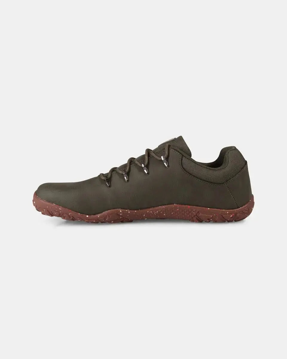 Kilpi Barelo Low-U Green - Zapatillas Barefoot para Senderismo