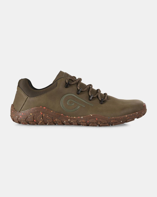 Kilpi - Barelo Low-U Green - Zapatillas Barefoot para Senderismo