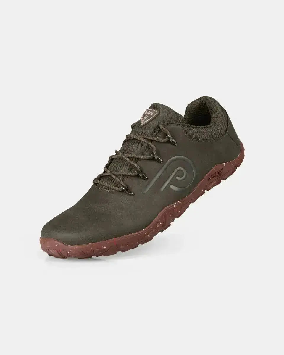 Kilpi Barelo Low-U Green - Zapatillas Barefoot para Senderismo unisex