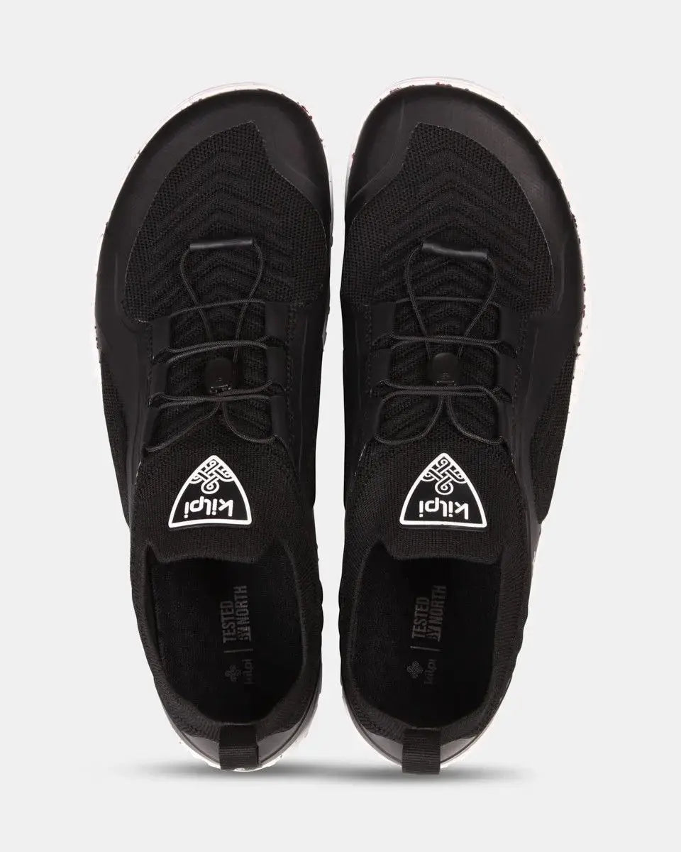 Kilpi Step Low-U Noir - Chaussures Barefoot Légères pour la Randonnée