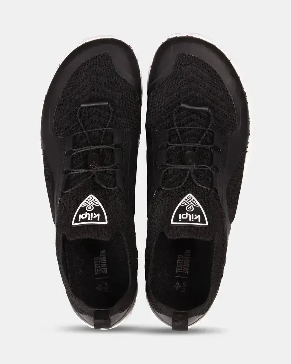 Kilpi Step Low-U Black - Zapatillas Barefoot Ligeras para Senderismo unisex
