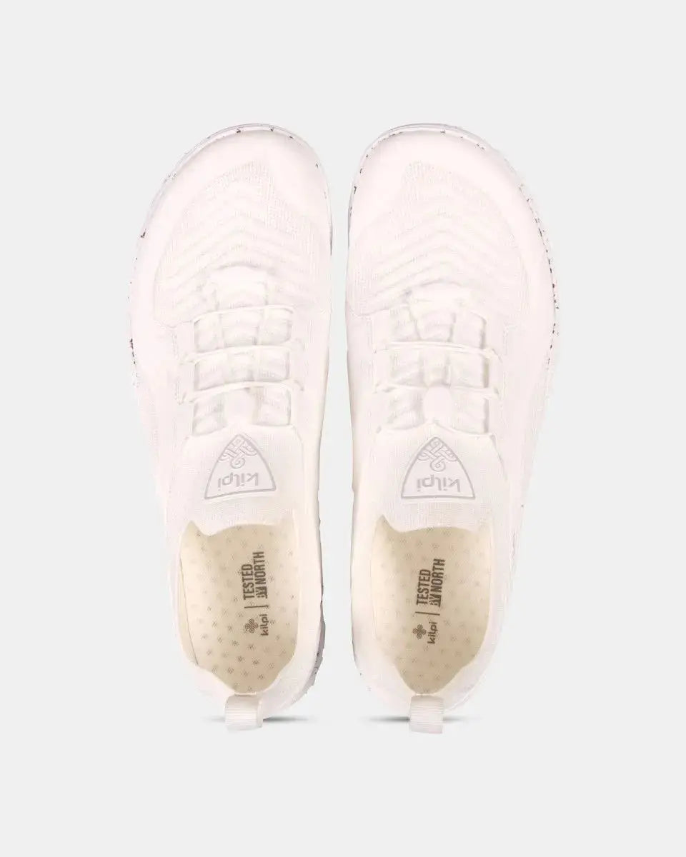 Kilpi Step Low-U White - Chaussures Barefoot légères pour la randonnée