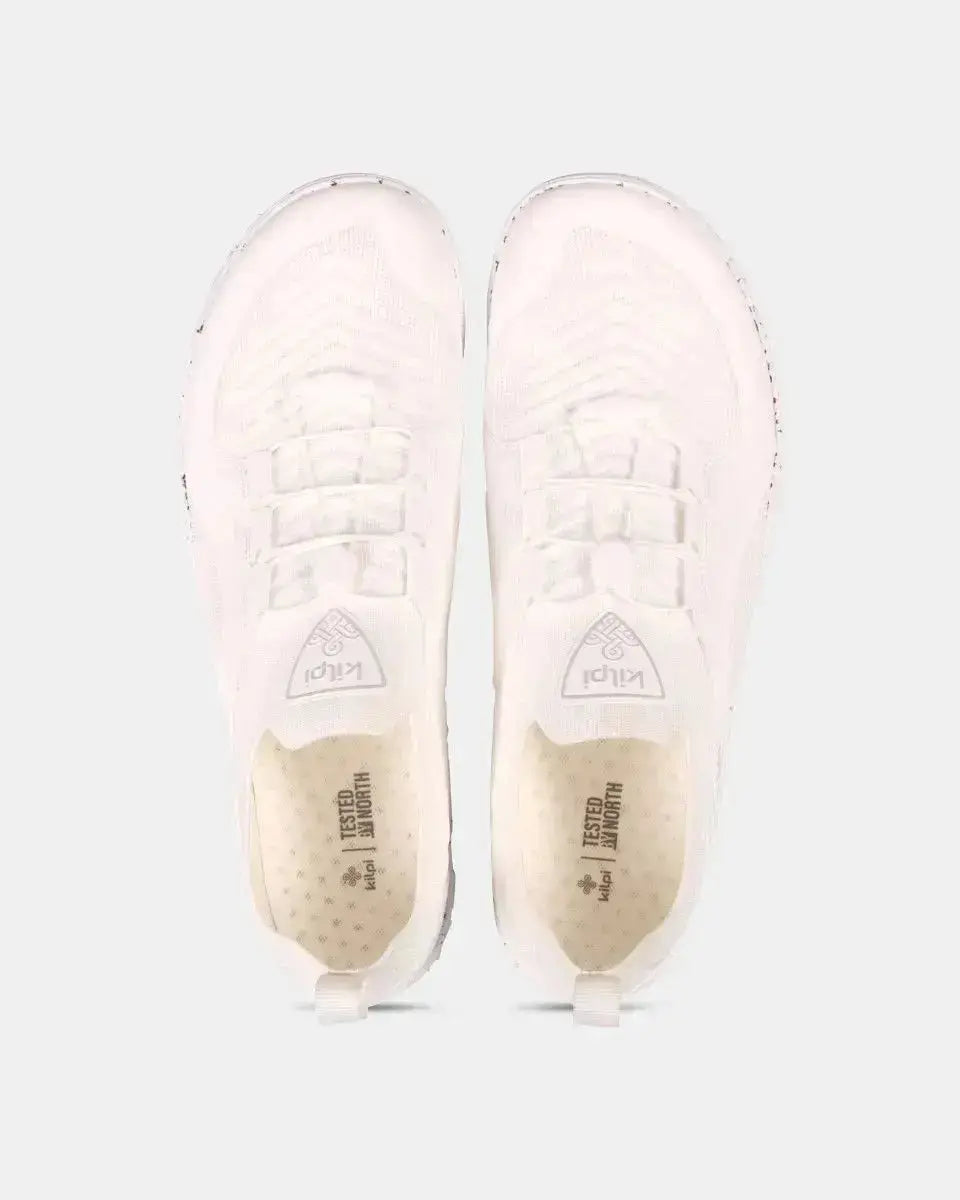 Kilpi Step Low-U White - Zapatillas Barefoot Ligeras para Senderismo unisex