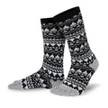 Knitido - Biwa schwarz / weiß - Calcetines Barefoot de dedos de Media Caña Nórdicos para Adultos