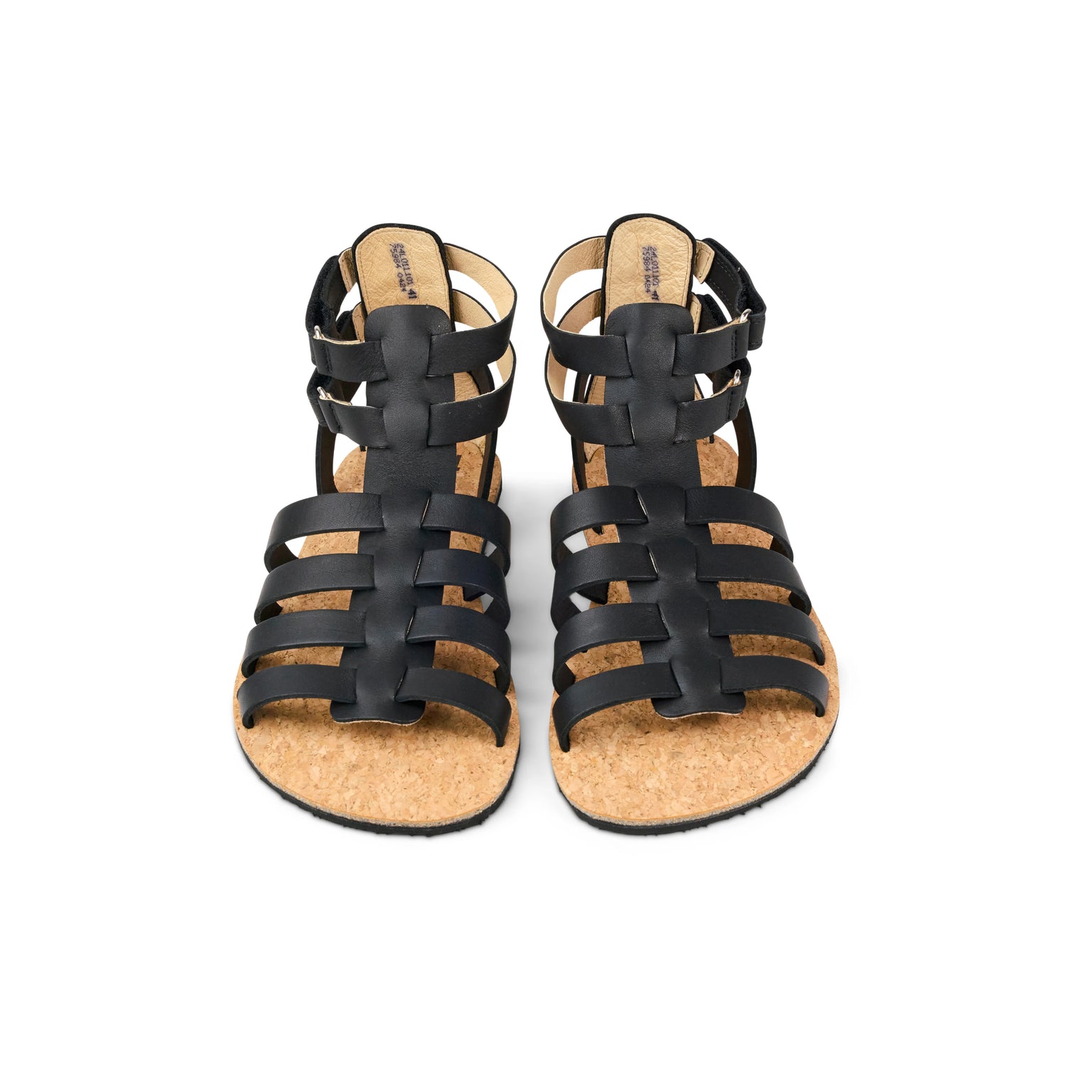 Koel - Aurelia Napa Black - Sandalias romanas barefoot