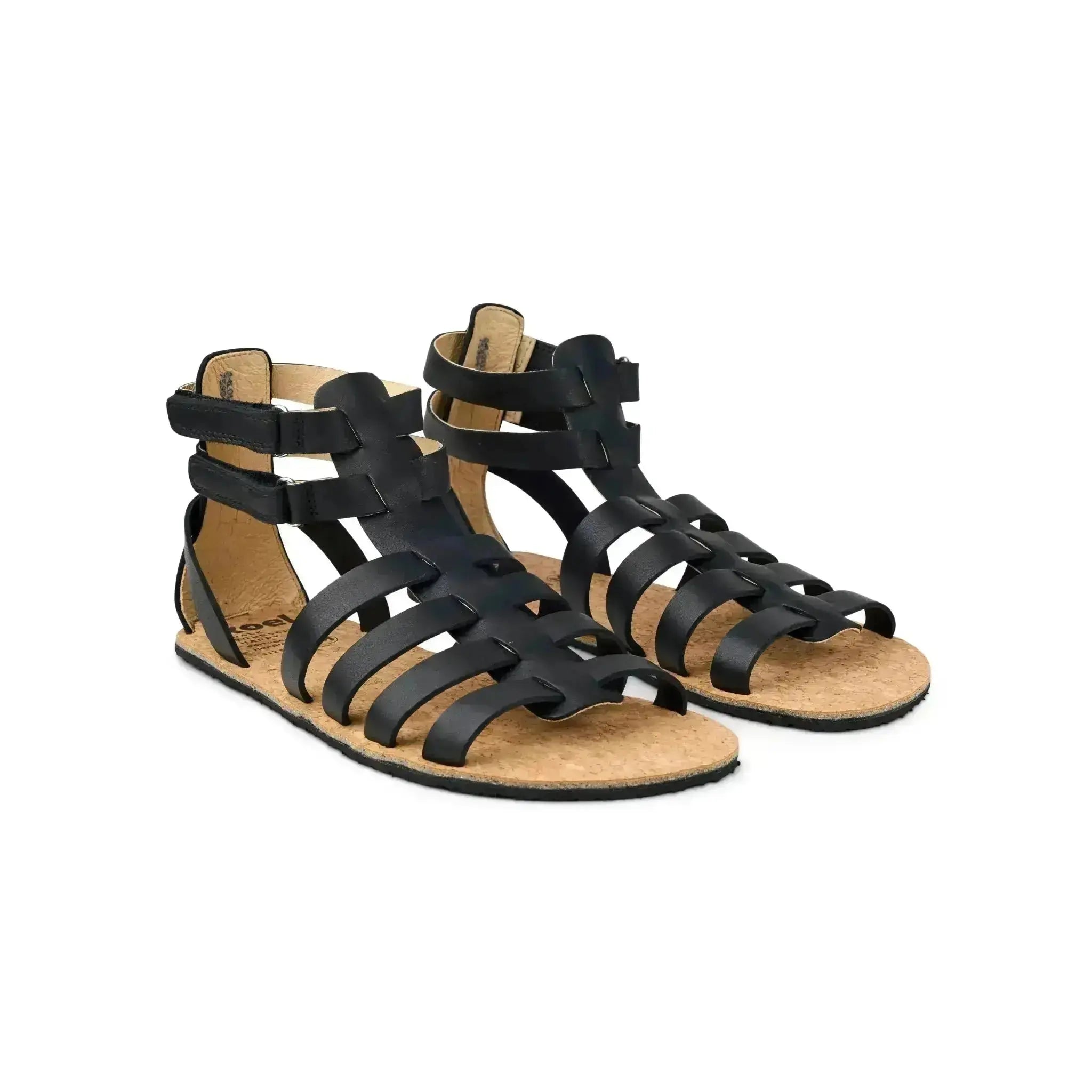 Koel - Aurelia Napa Black - Sandalias romanas barefoot