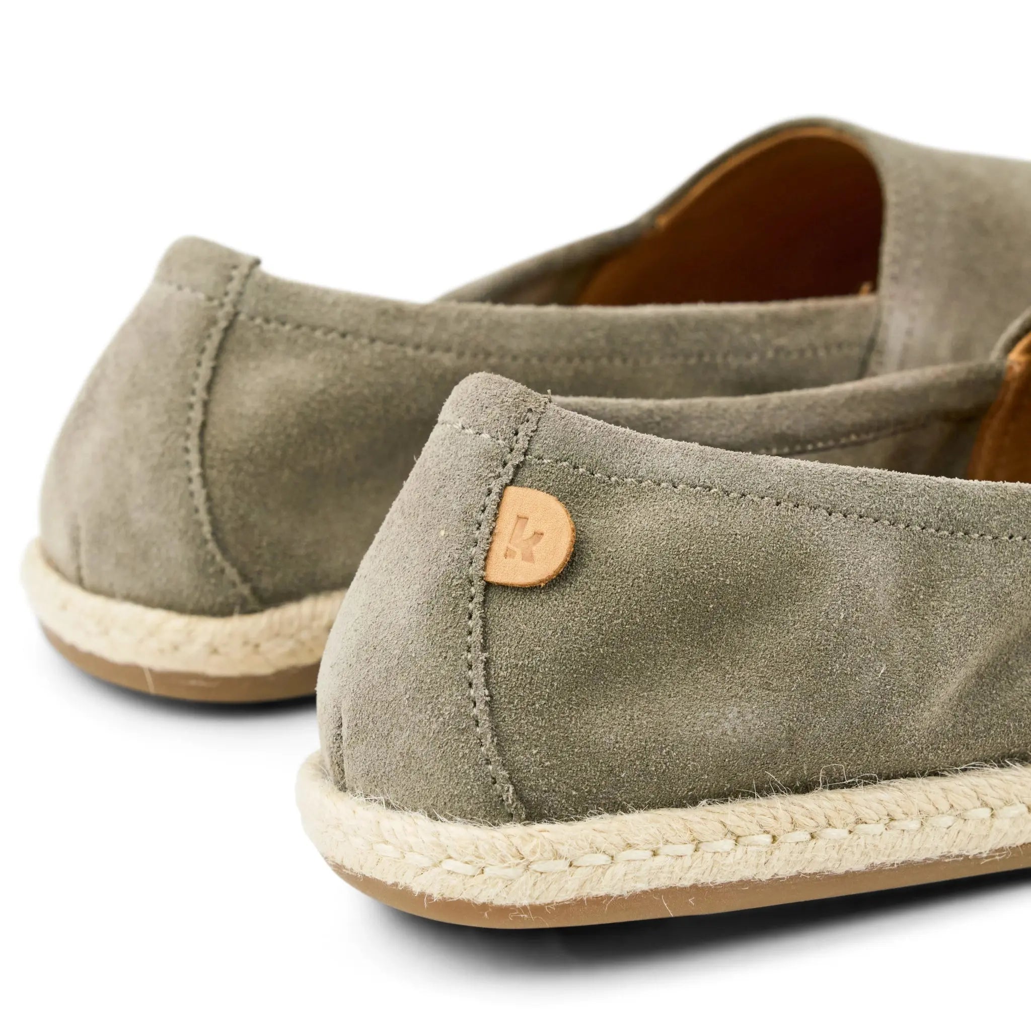 Koel - Daim Bonbon Olive - Espadrilles barefoot