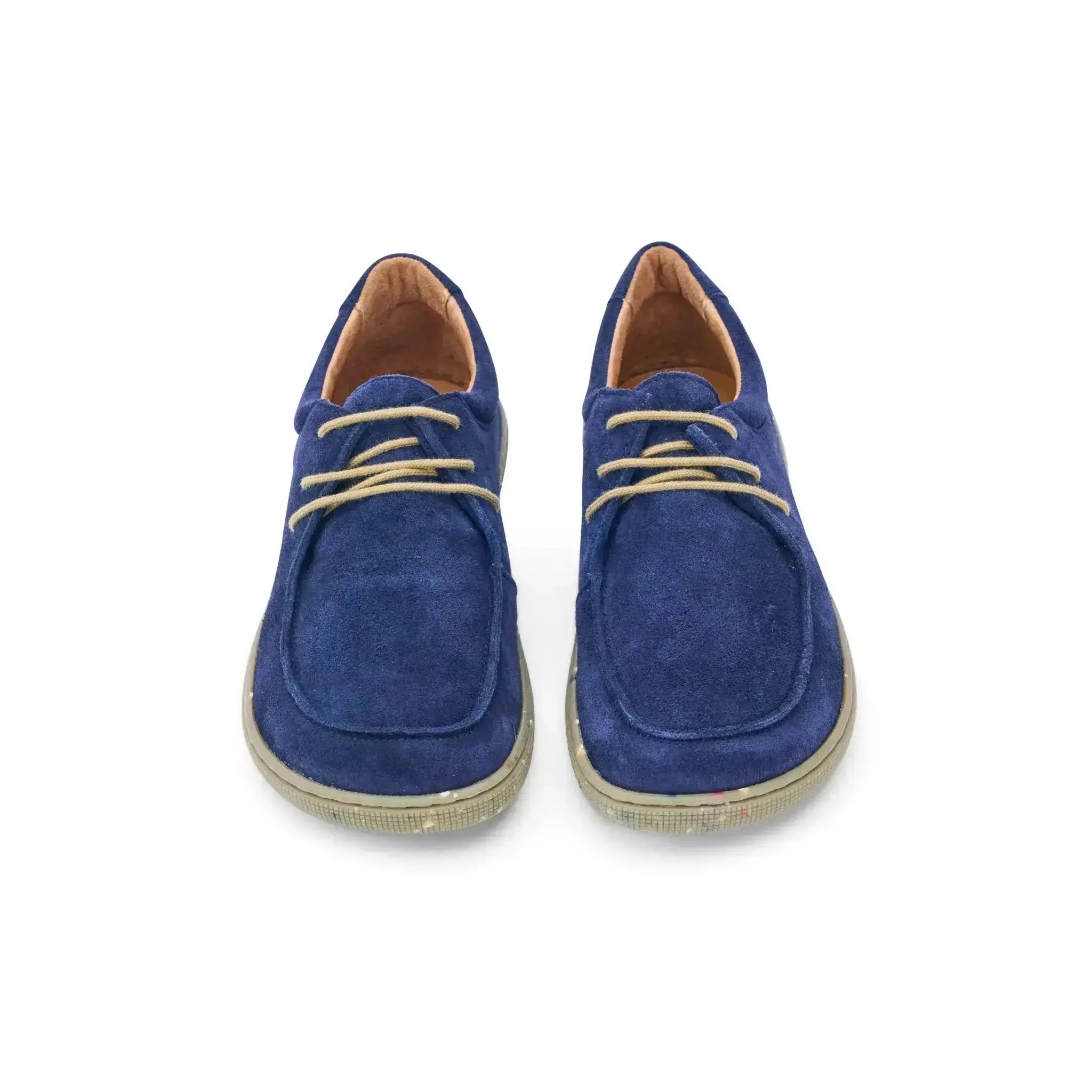 Koel - Fago Suede Navy - Náuticos barefoot "Wallabee"