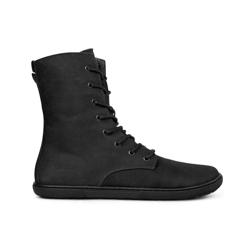 Koel - Faro Lambswool Black - Botas barefoot calientes