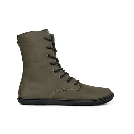 Koel - Faro Lambswool Khaki - Botas barefoot calientes