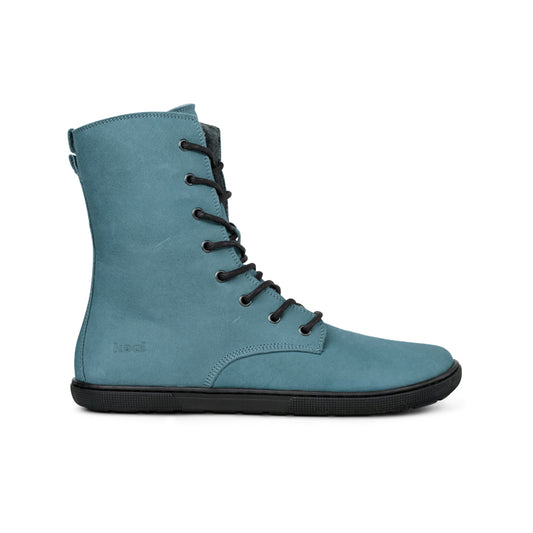 Koel - Faro Lambswool Turquoise- Botas barefoot calientes