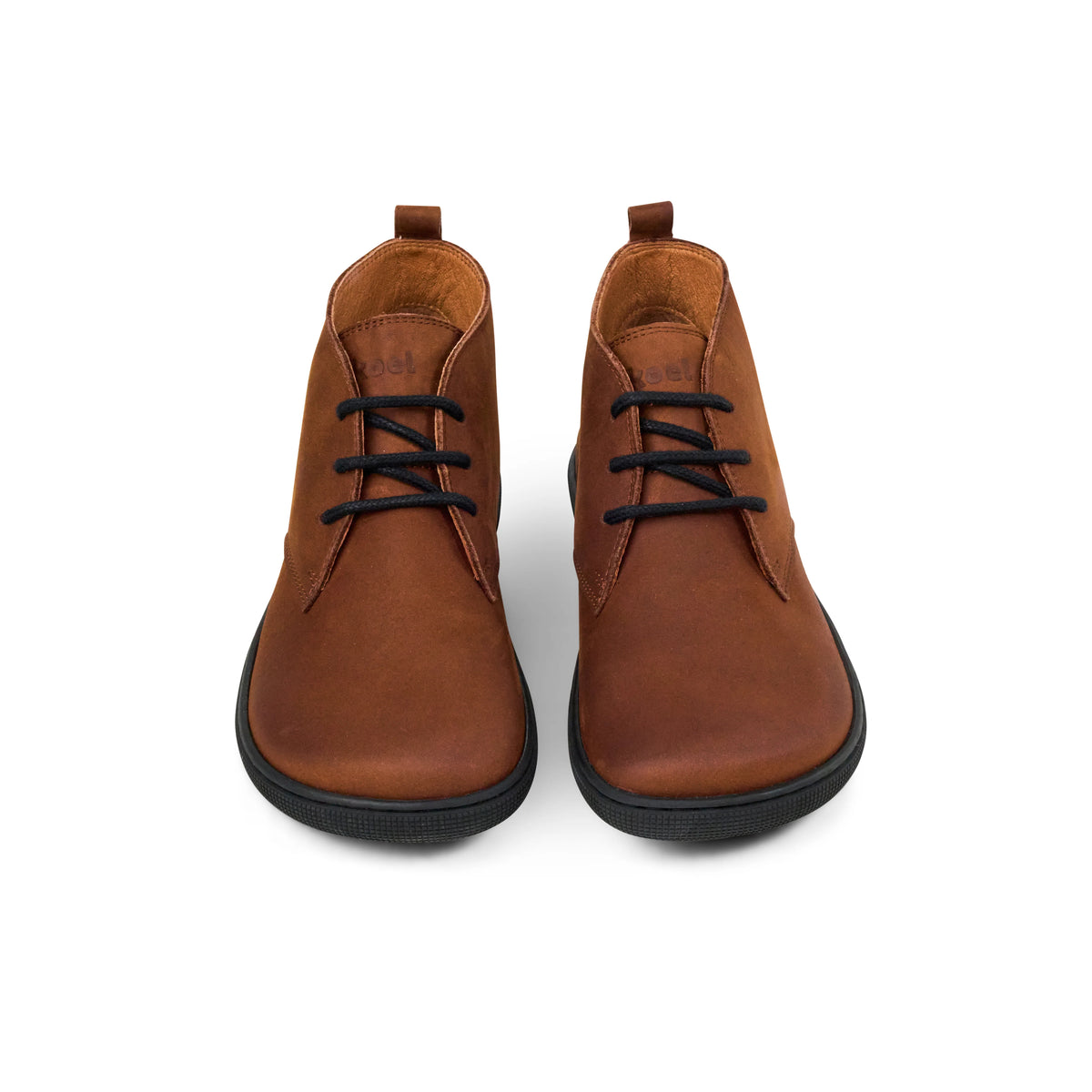 Koel Fea Hydro Chocolate - Botines barefoot de cuero hdrófugo unisex marrones  Cacles Barefoot