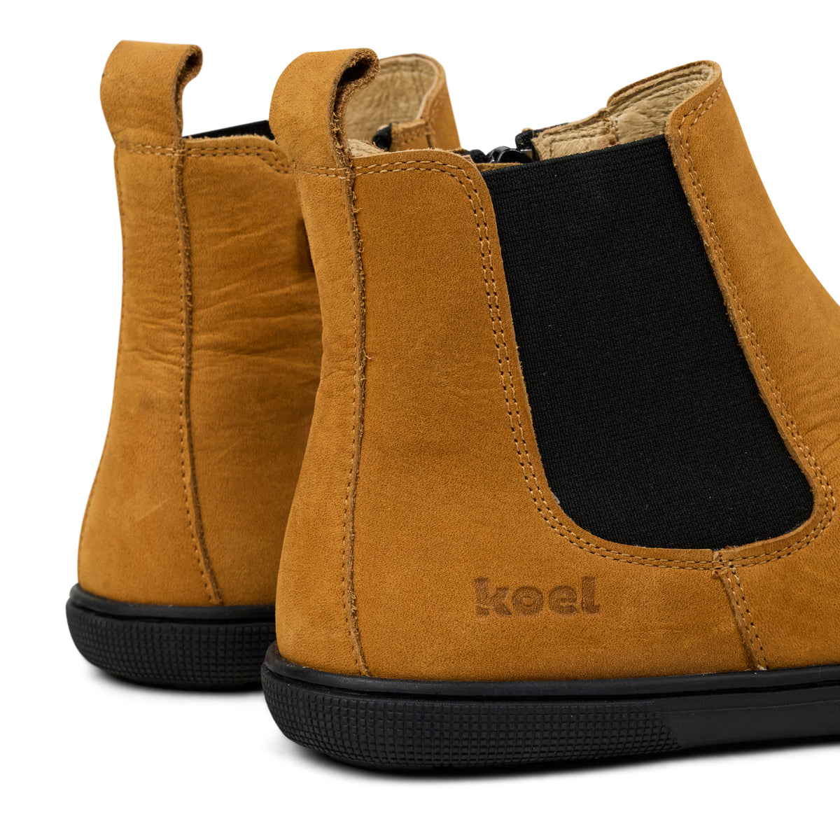 Koel Filas Hydro Miel - Botines Chelsea barefoot para mujer color miel  Cacles Barefoot