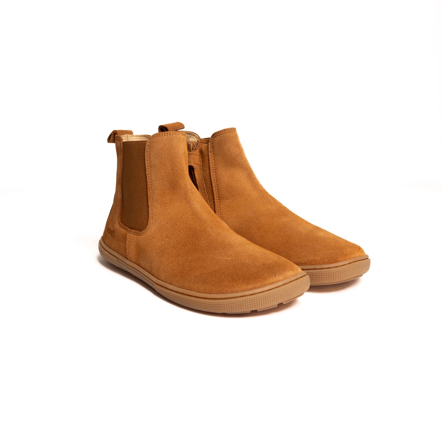 Koel - Filas Suede Cognac - Botines chelsea barefoot-Koel-Cacles Barefoot-Tienda de calzado barefoot respetuoso minimalista