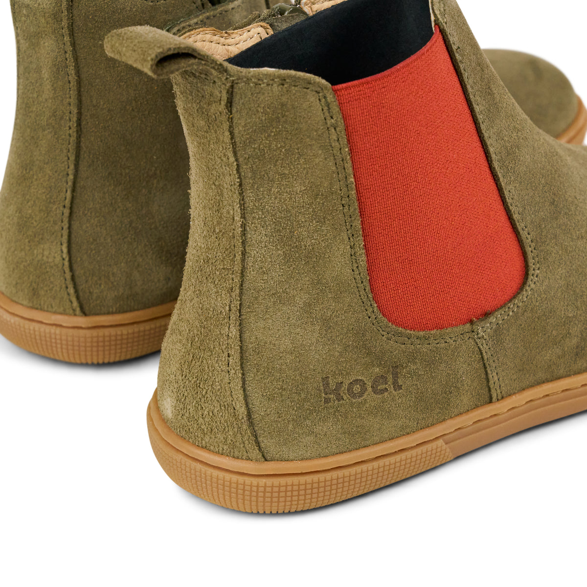 Koel - Filas Suede Truffle - Bottines Chelsea barefoot unisexe en daim