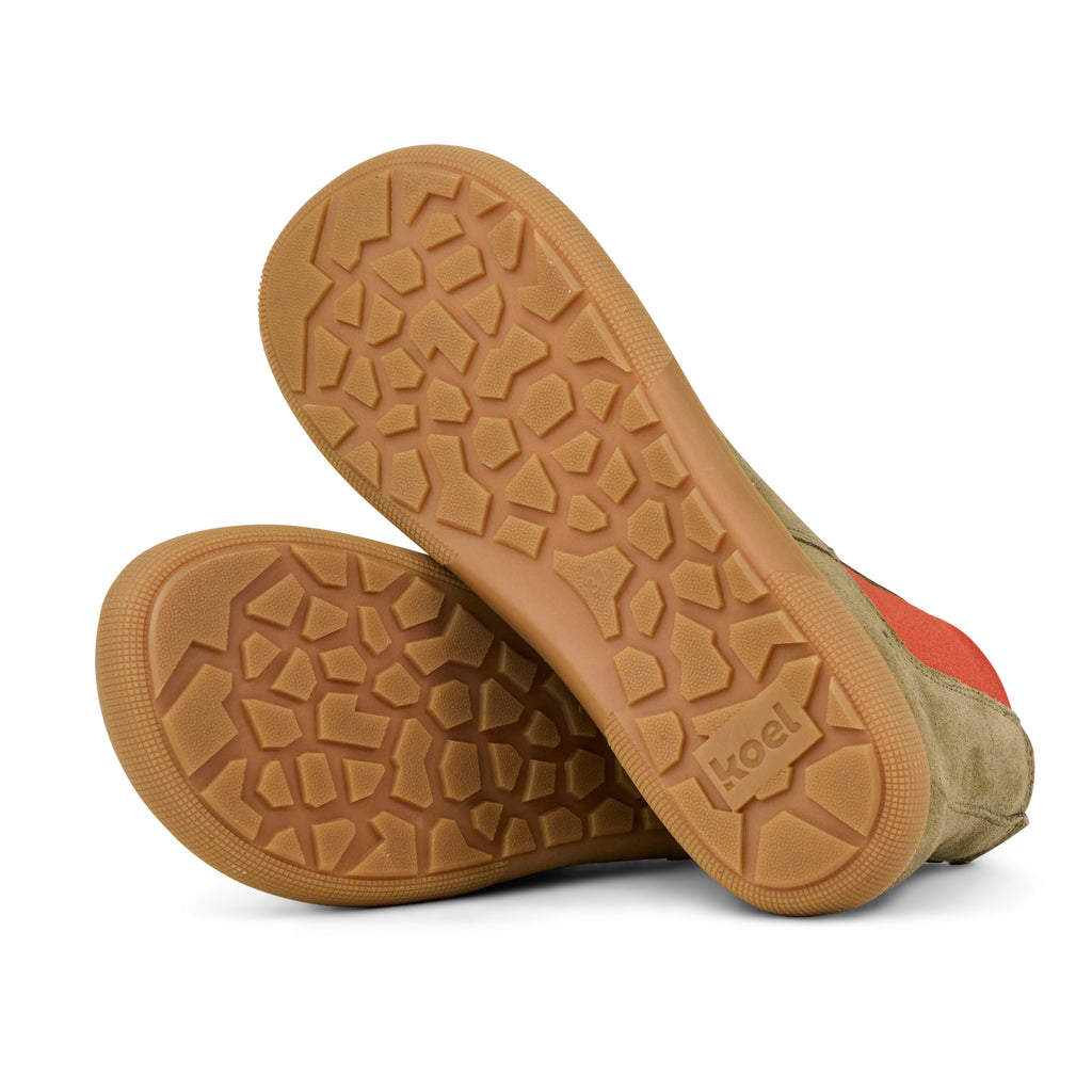 Koel - Filas Suede Truffle - Bottines Chelsea barefoot unisexe en daim