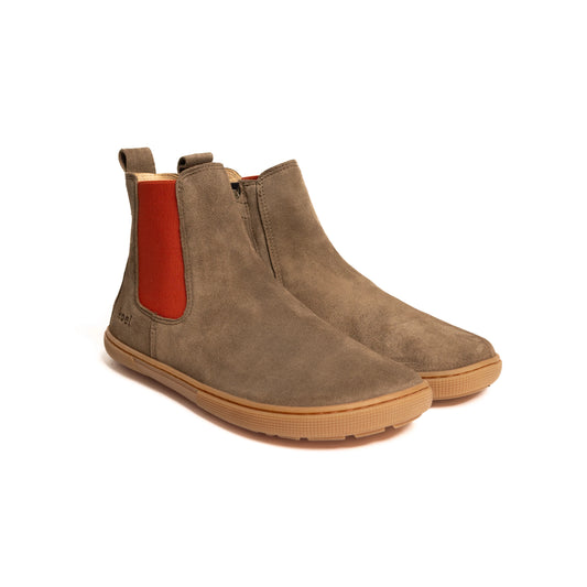 Koel - Filas Suede Trufle - Botines chelsea barefoot-Koel-Cacles Barefoot-Tienda de calzado barefoot respetuoso minimalista