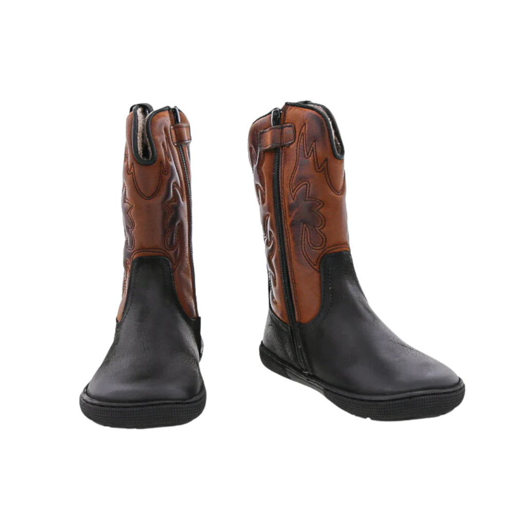 Koel - Fiona Felt - Botas vaqueras barefoot marrón