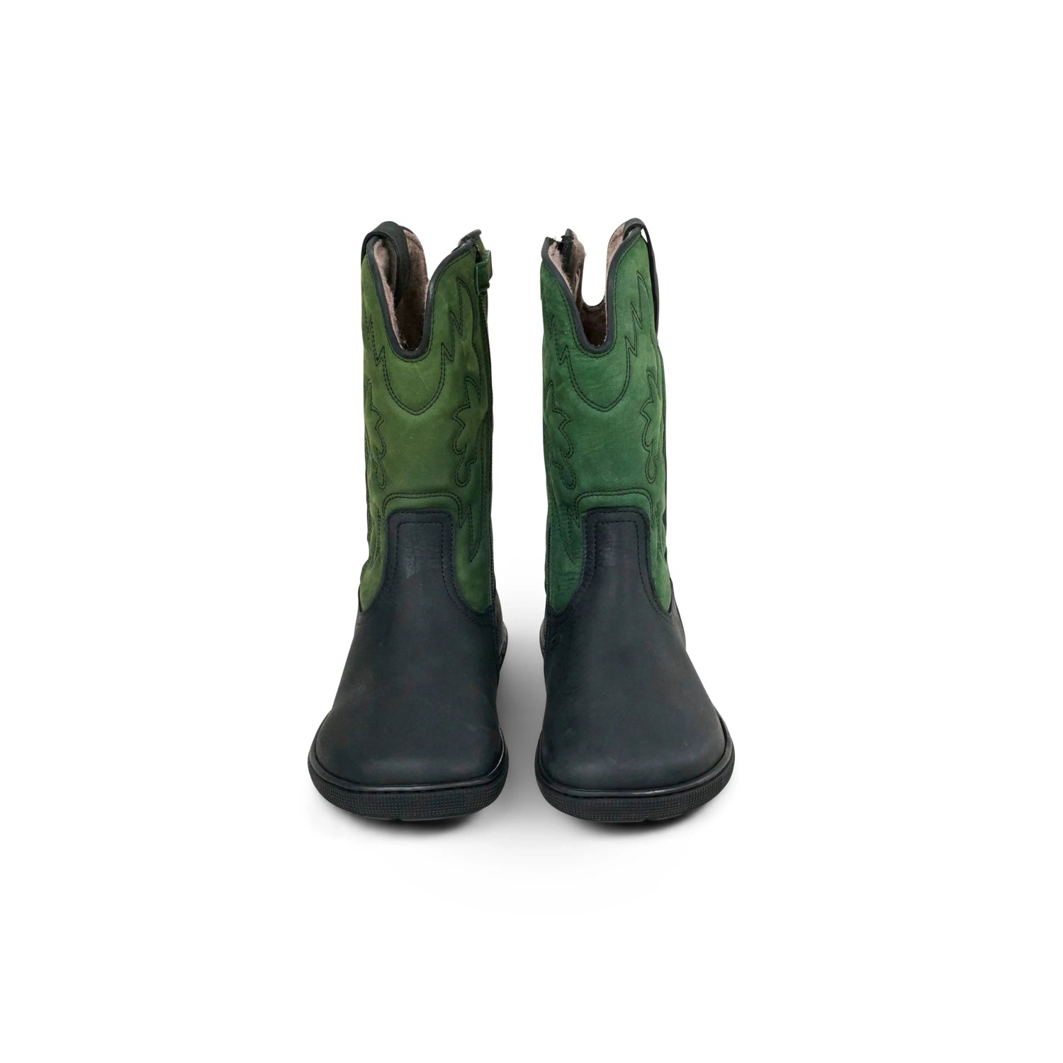 Koel - Fiona Felt Green - Botas vaqueras barefoot
