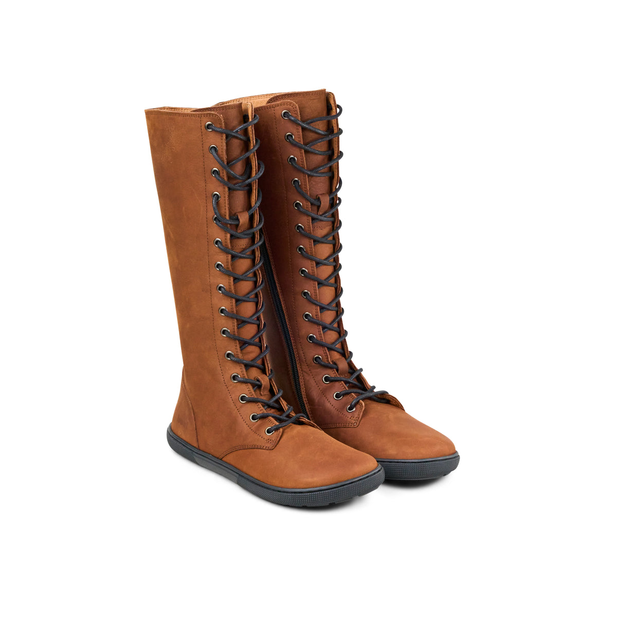 Koel Flora Hydro Chocolate - Botas altas barefoot para mujer marrones  Cacles Barefoot