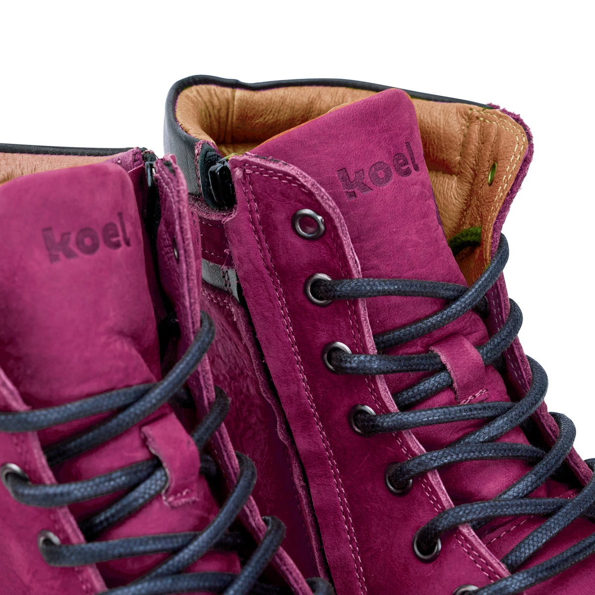 Koel Florence Hydro Bordo - Botas barefoot otoñales burdeos  Cacles Barefoot