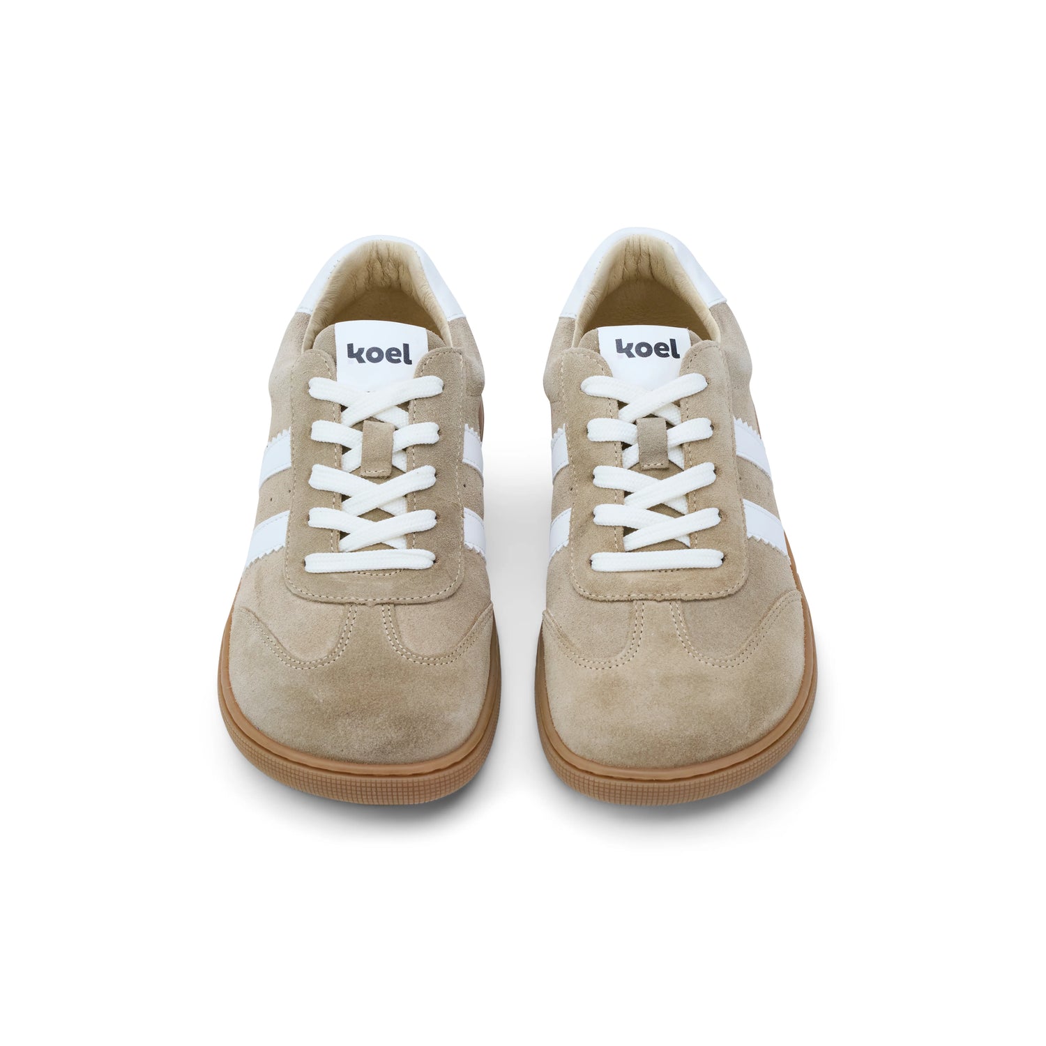 Koel - Francie II Suede Beige - Casual Sneakers Barefoot