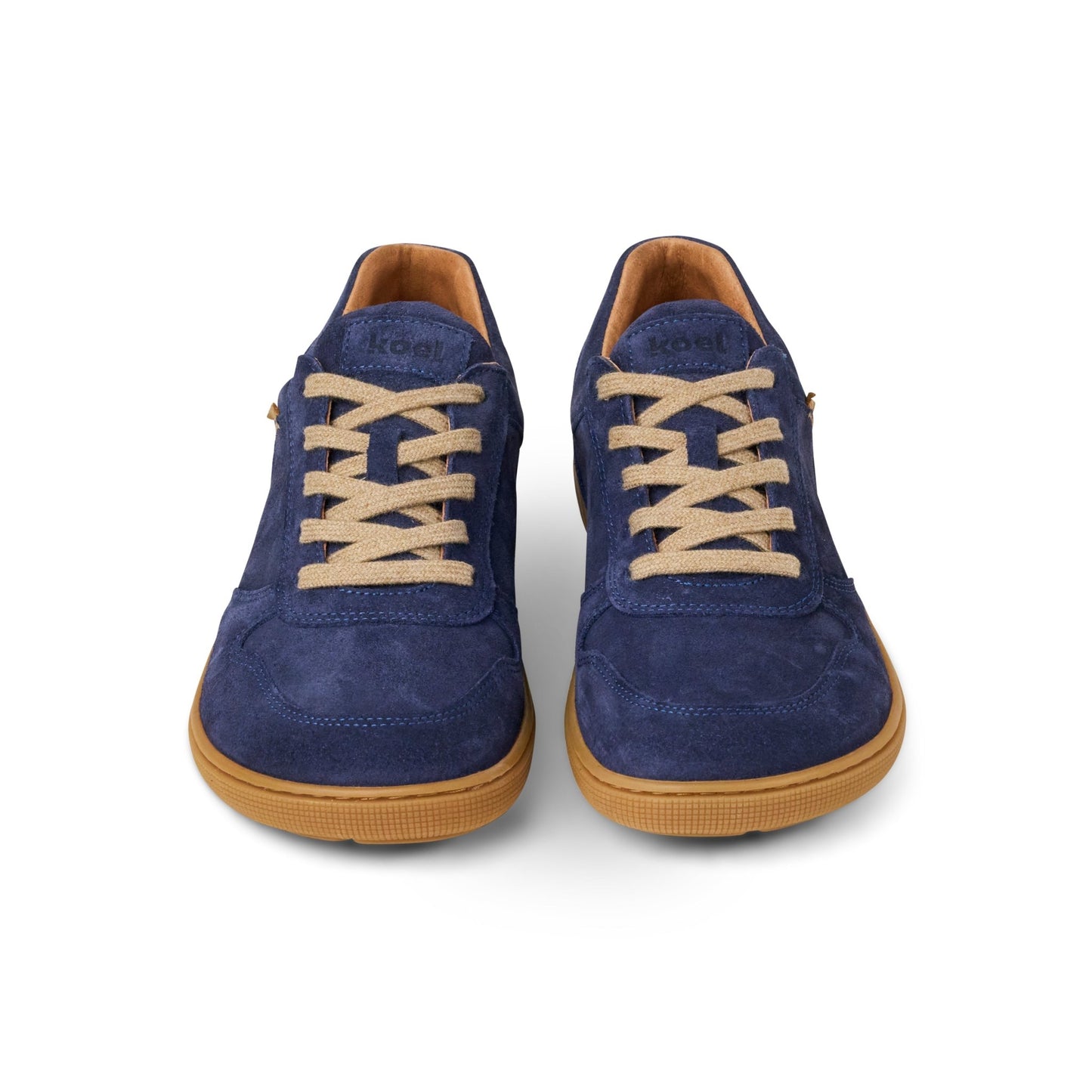 Koel Francie Suede Blue - Zapatillas barefoot de ante - Cacles Barefoot