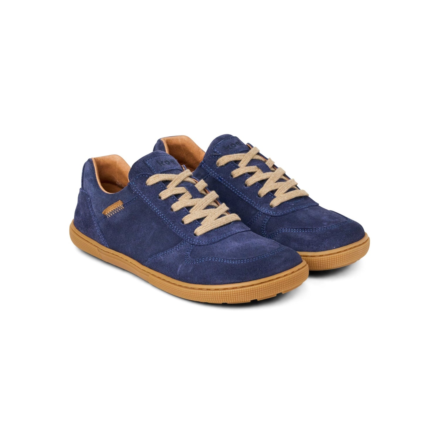 Koel Francie Suede Blue - Zapatillas barefoot de ante - Cacles Barefoot