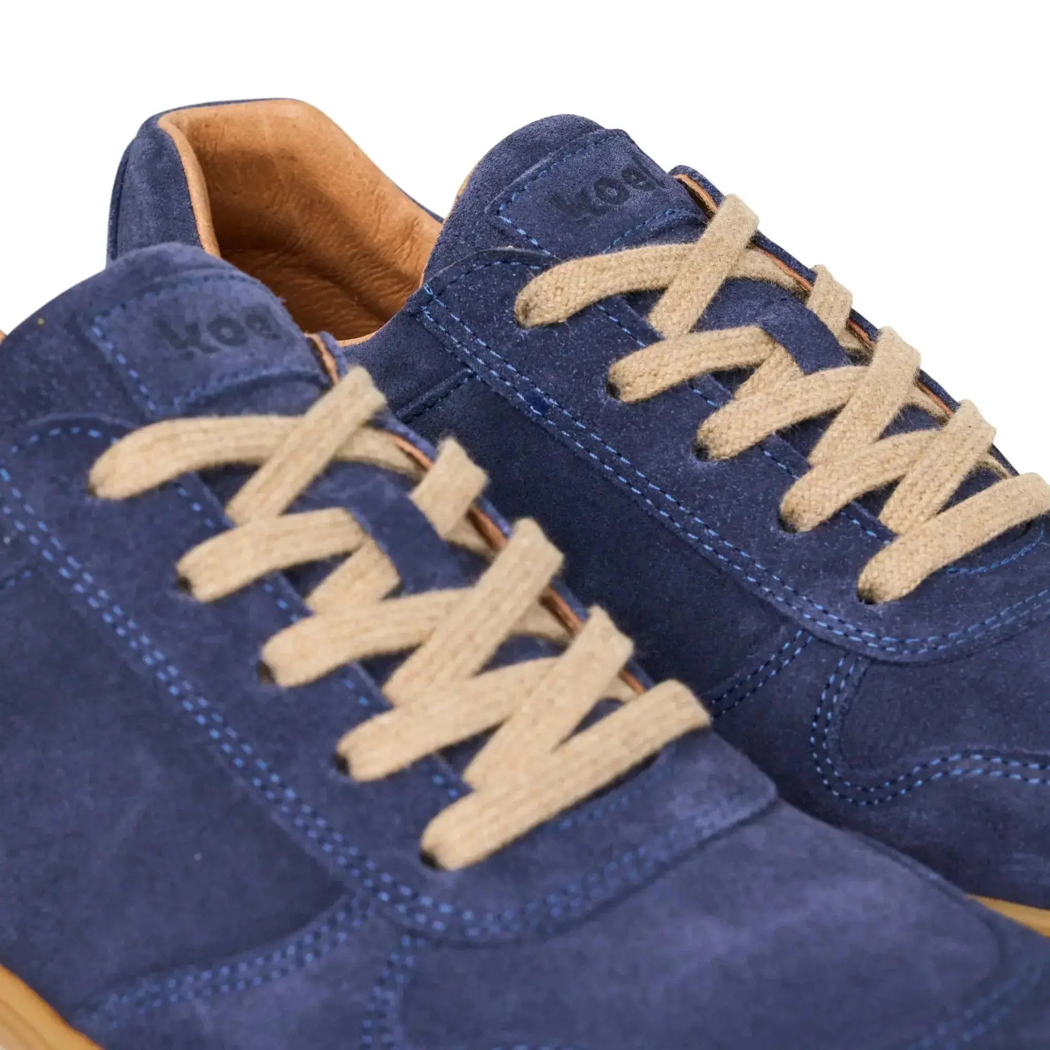 Koel Francie Suede Blue - Zapatillas barefoot de ante