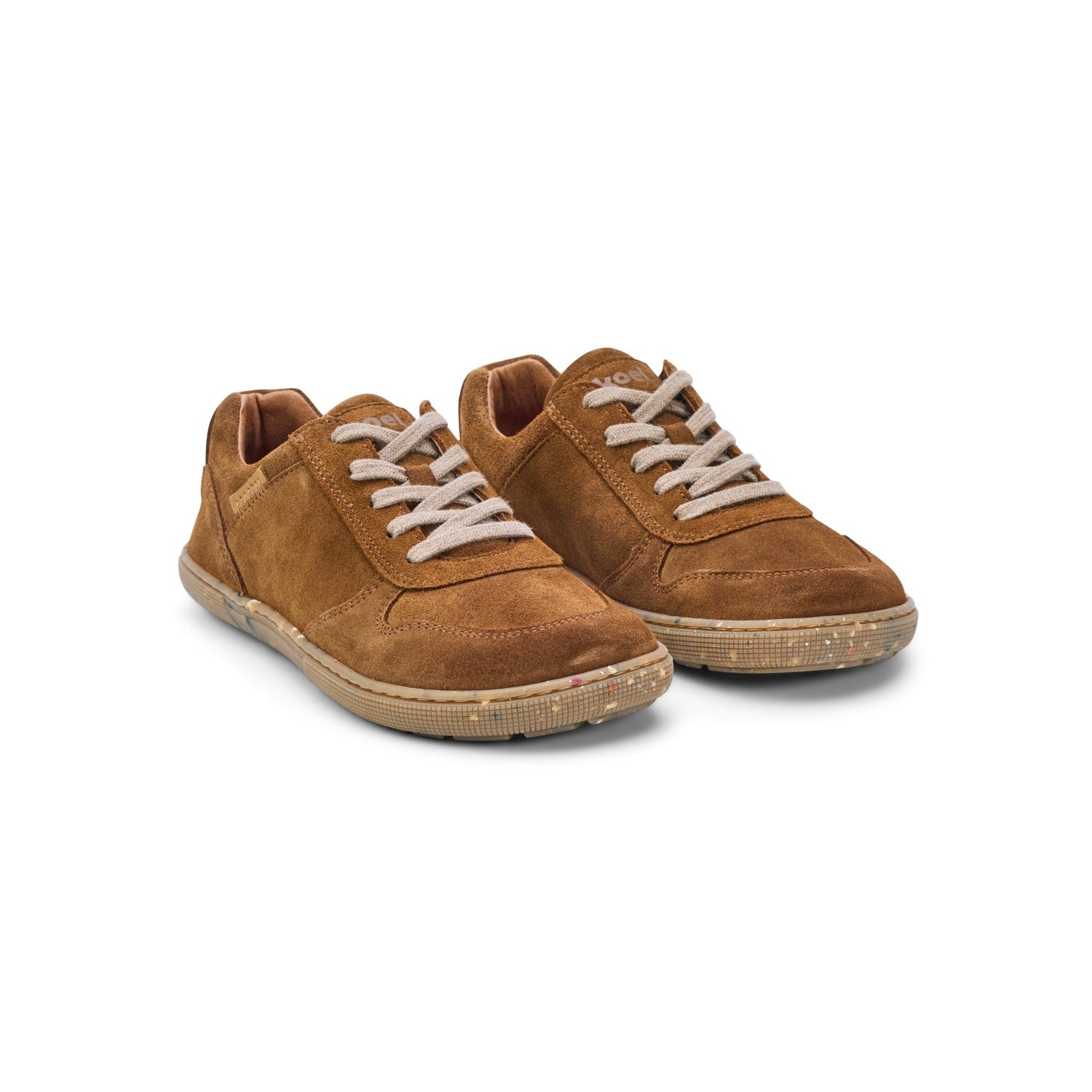 Koel Francie Suede Eco Cognac - Zapatillas barefoot de ante - Cacles Barefoot