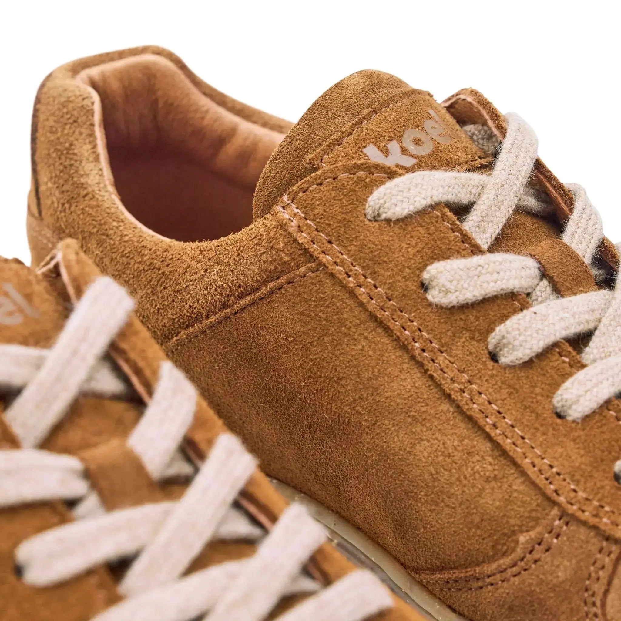 Koel Francie Suede Eco Cognac - Zapatillas barefoot de ante