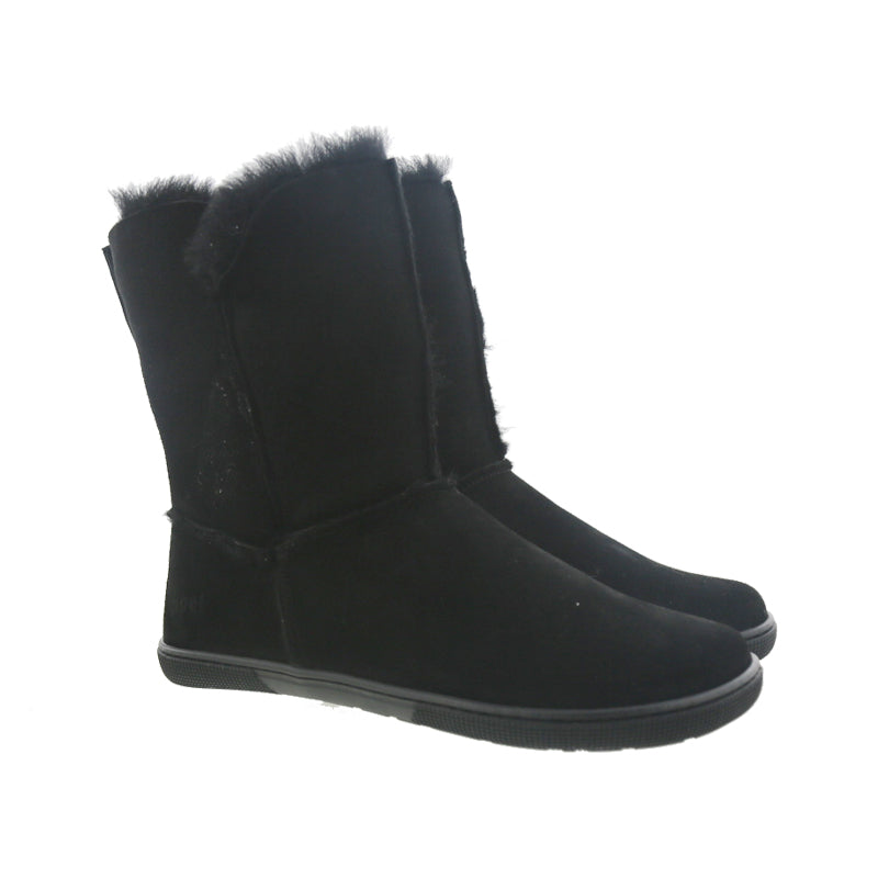 Koel - Freya Black - Botines barefoot calentitos-Koel-Cacles Barefoot-Tienda de calzado barefoot respetuoso minimalista
