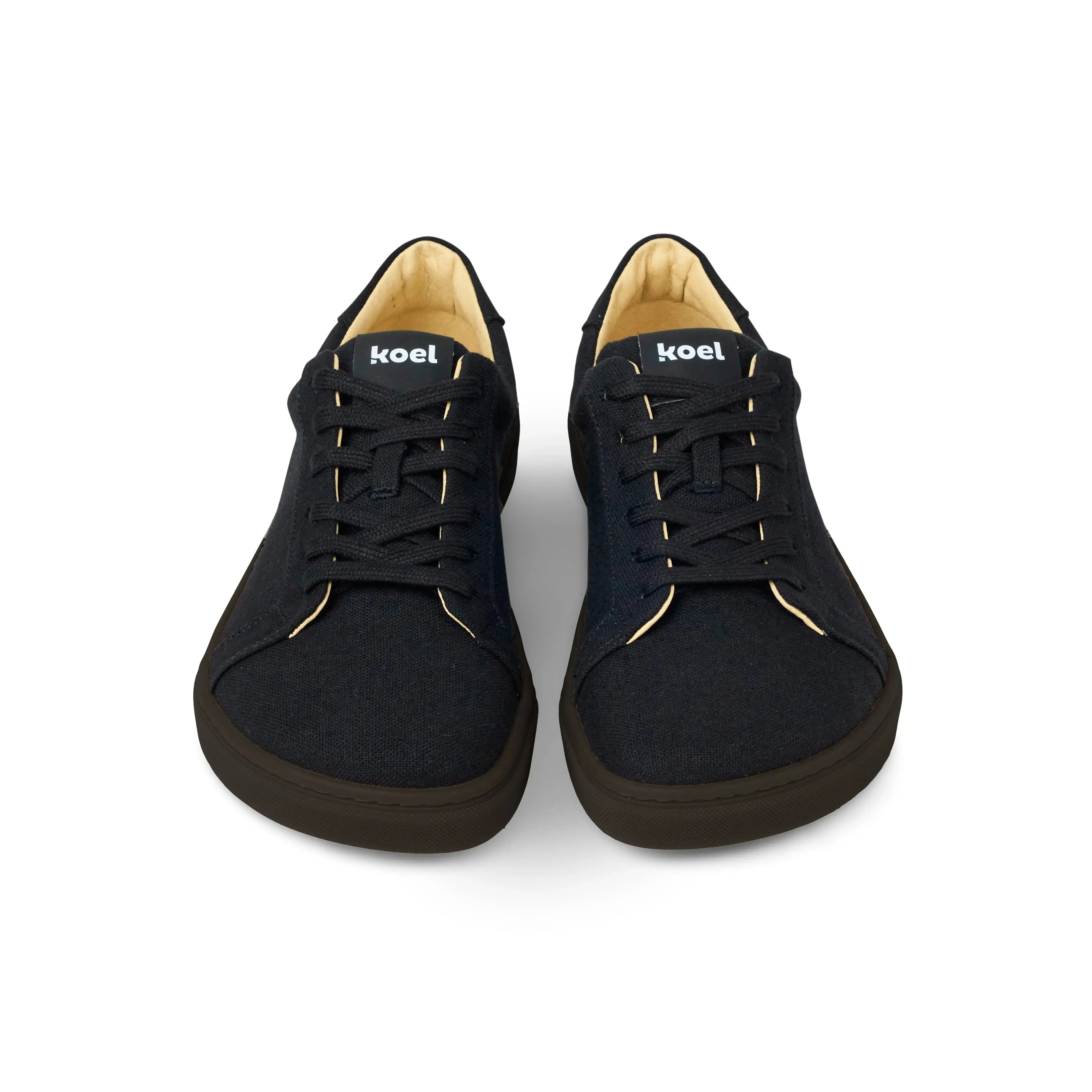 Koel Hazel Canvas All Black - Lonetas barefoot de mujer negras
