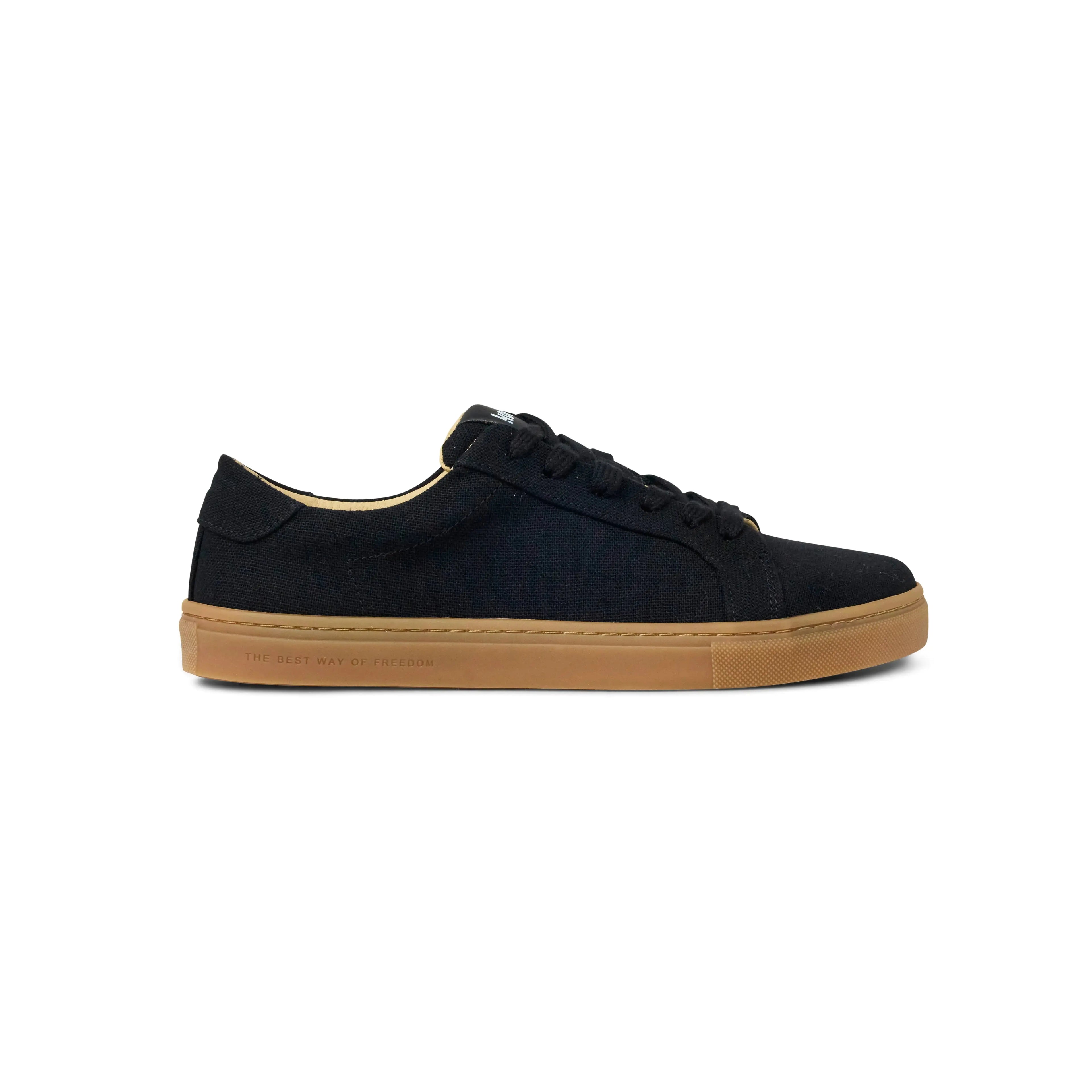 Koel Hazel Canvas Black Gum - Lonetas barefoot de mujer negras