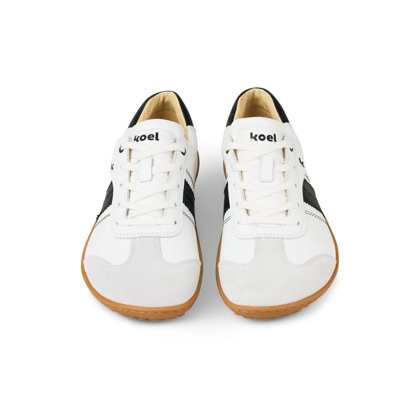 Koel - ILA Napa Suede 3.0 Off White/Black - Sneakers Barefoot Retro