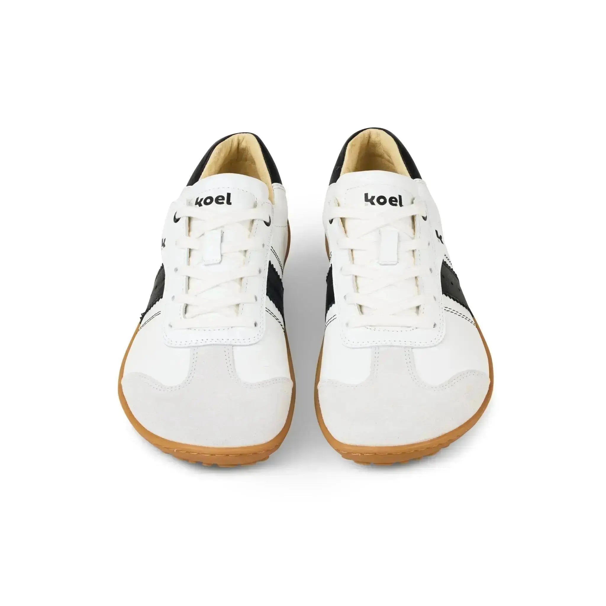Koel - ILA Napa Suede 3.0 Off White/Black - Sneakers Barefoot Retro