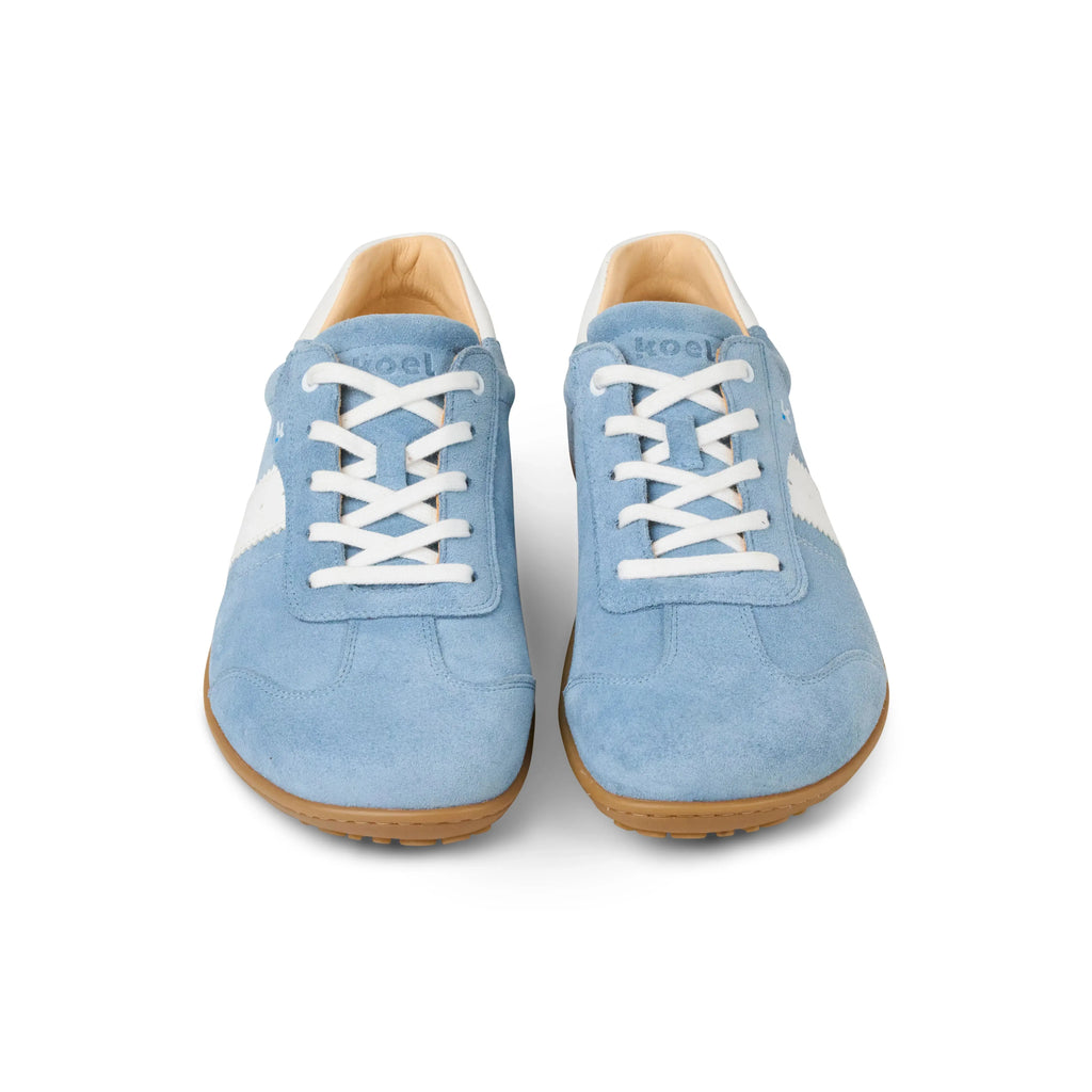 Koel - ILA Suede 3.0 Aqua - Zapatillas Barefoot Retro para mujer azul claro  Cacles Barefoot