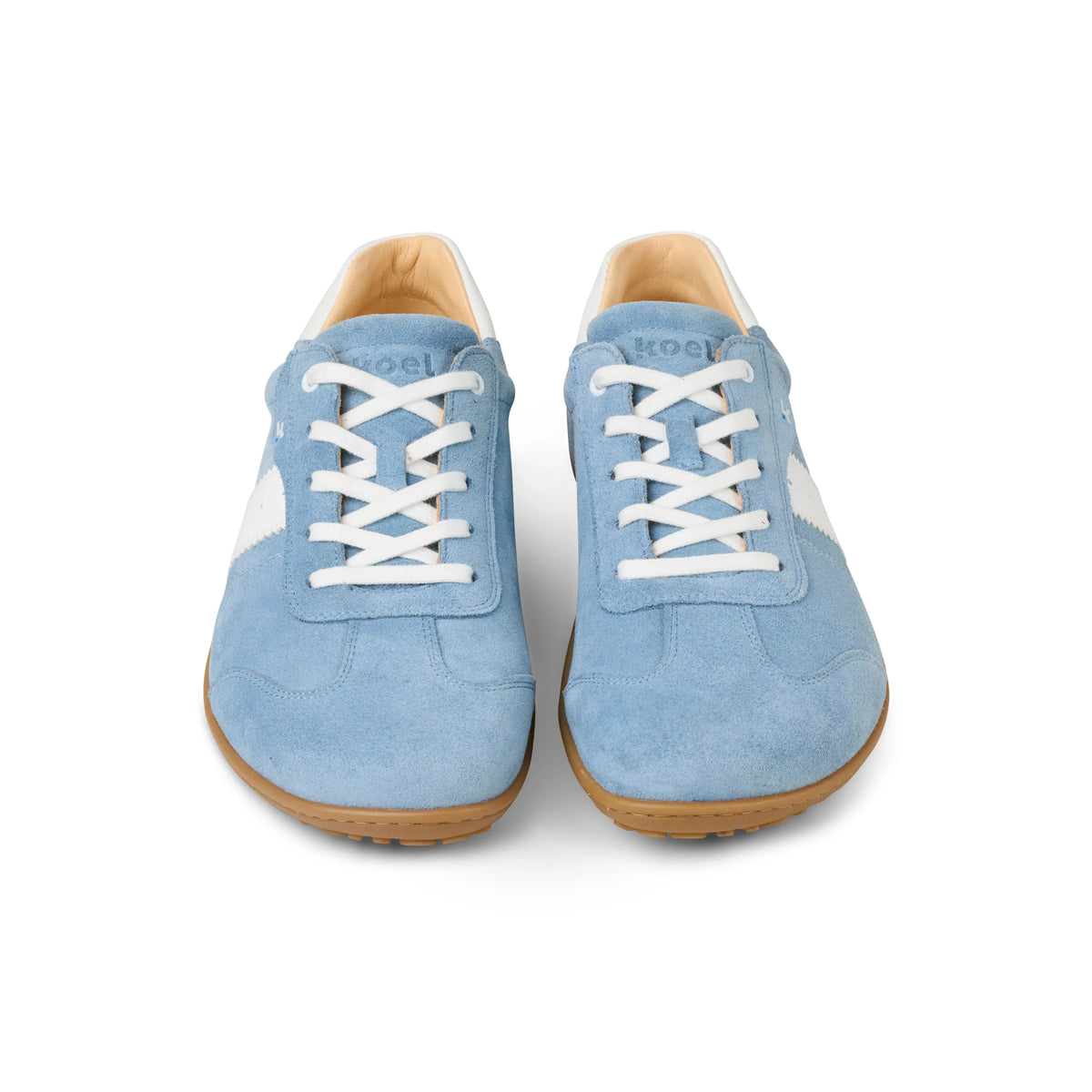 Koel - ILA Suede 3.0 Aqua - Zapatillas Barefoot Retro para mujer azul claro  Cacles Barefoot