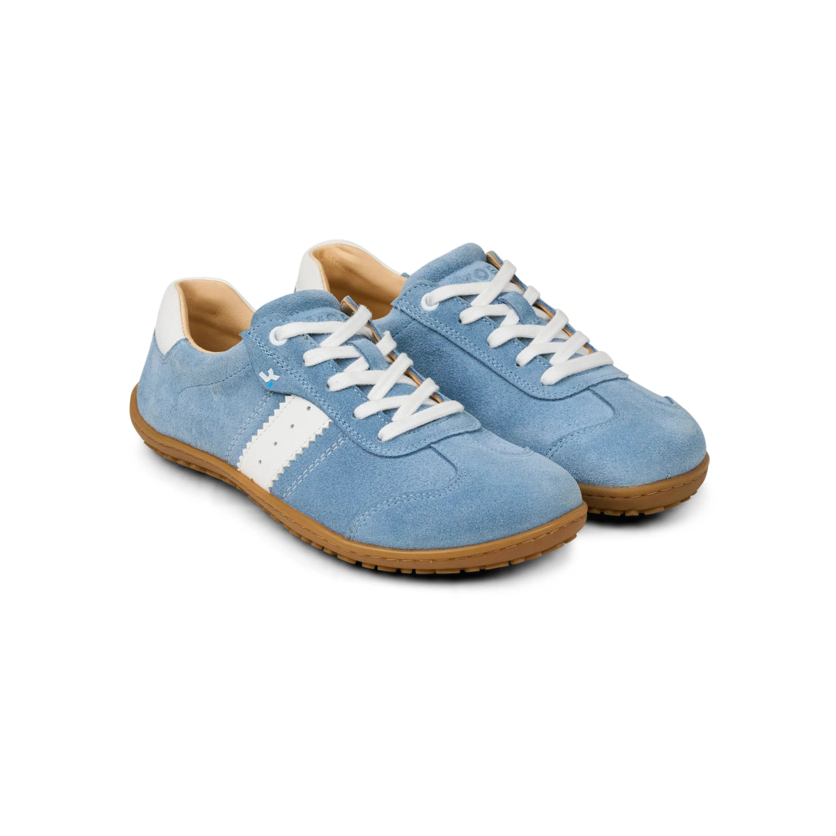 Koel - ILA Suede 3.0 Aqua - Zapatillas Barefoot Retro para mujer azul claro  Cacles Barefoot