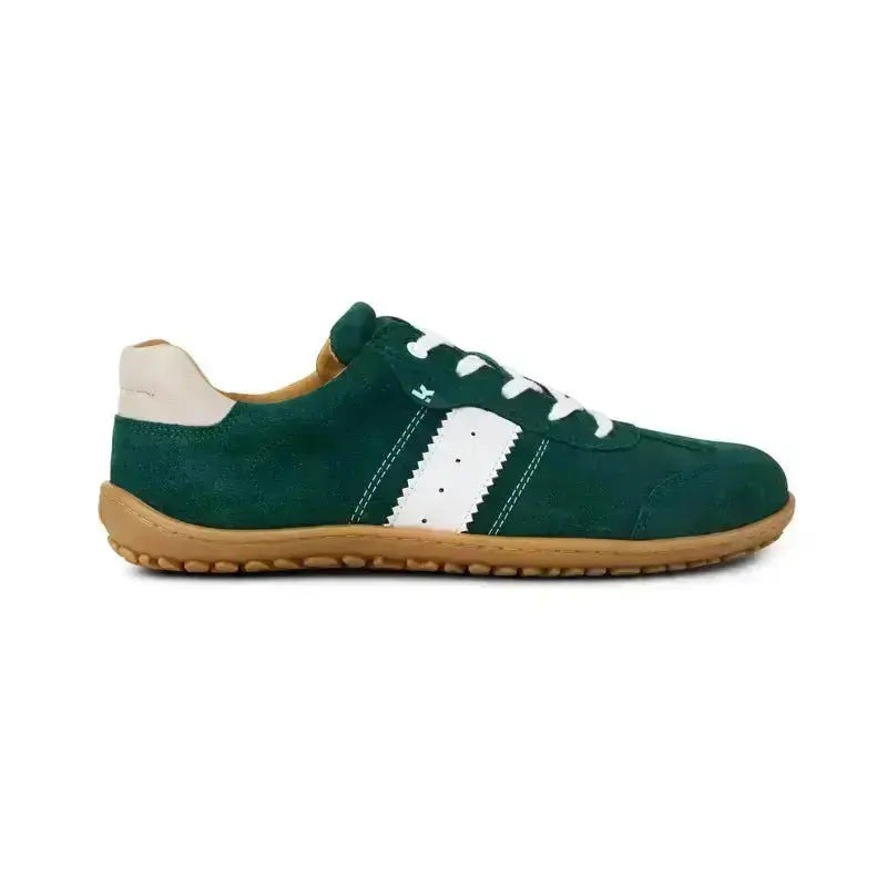 Koel - ILO Suede 3.0 Green - Zapatillas Barefoot Retro de Piel para Hombre verde