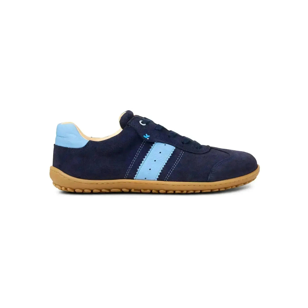 Koel - ILO Suede 3.0 Navy - Zapatillas Barefoot Retro de Piel para Hombre azul marino