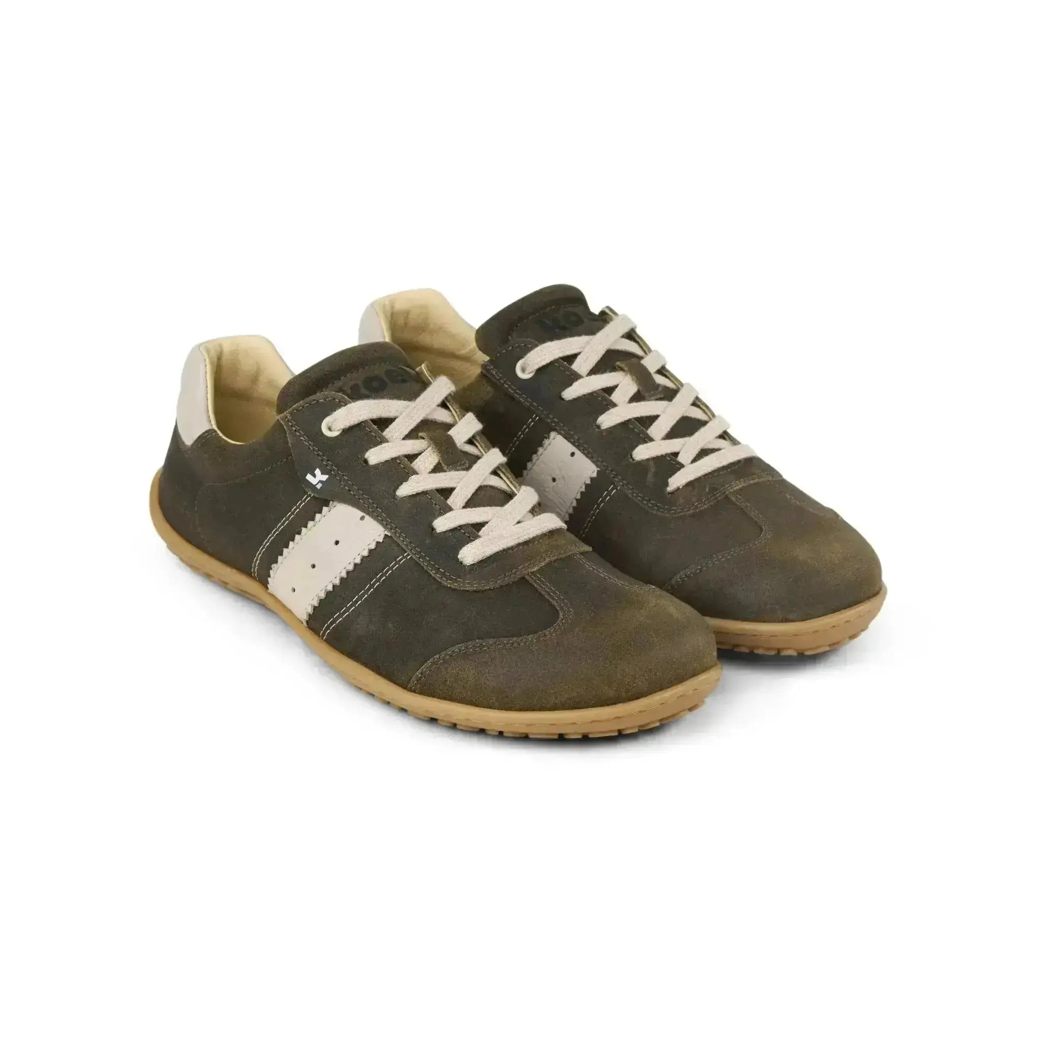 Koel - ILO Suede 3.0 Taupe - Zapatillas Barefoot Retro de Piel para Hombre