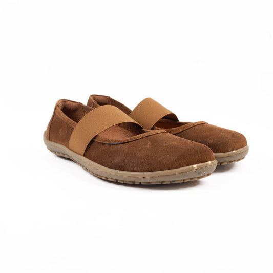 Koel - Isla Eco Cognac - Bailarinas Barefoot-Koel-Cacles Barefoot-Tienda de calzado barefoot respetuoso minimalista