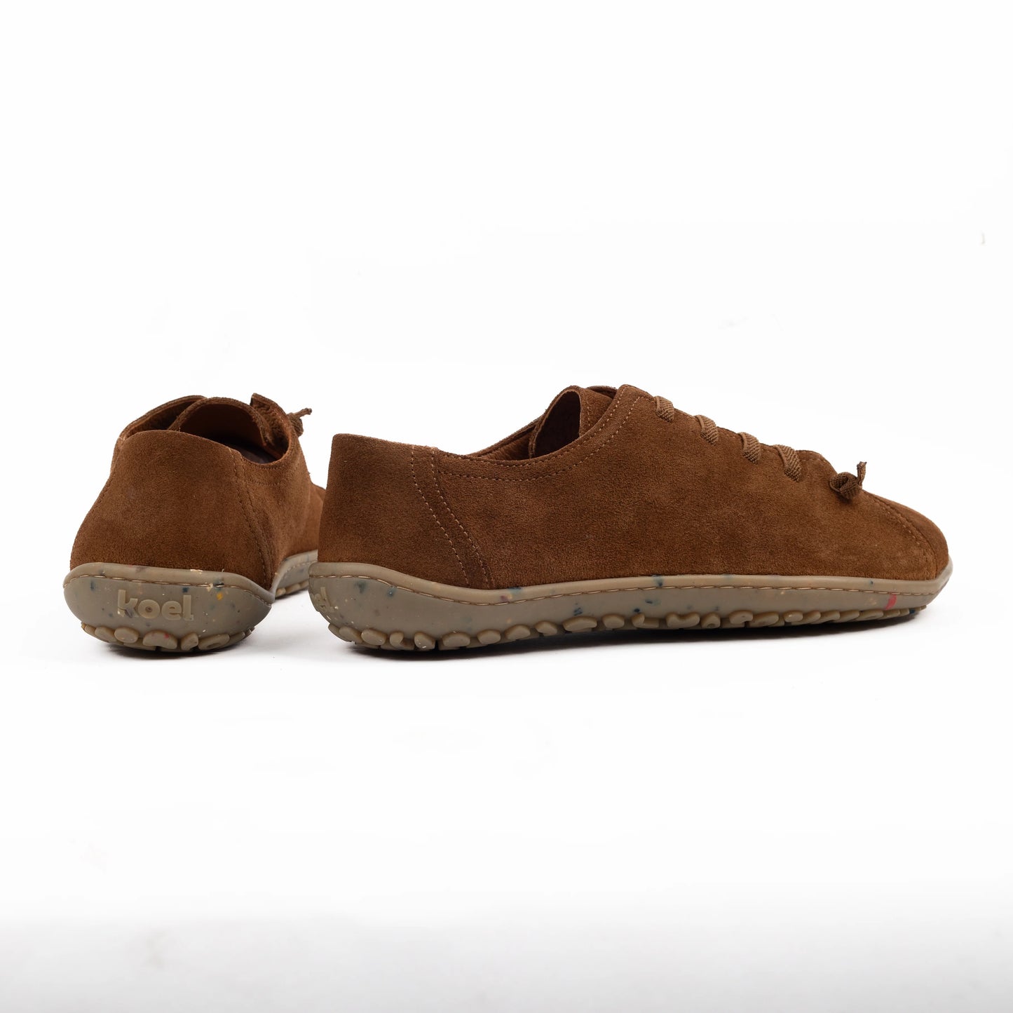 Koel - Izzie Eco Suede Cognac - Sneaker minimalista