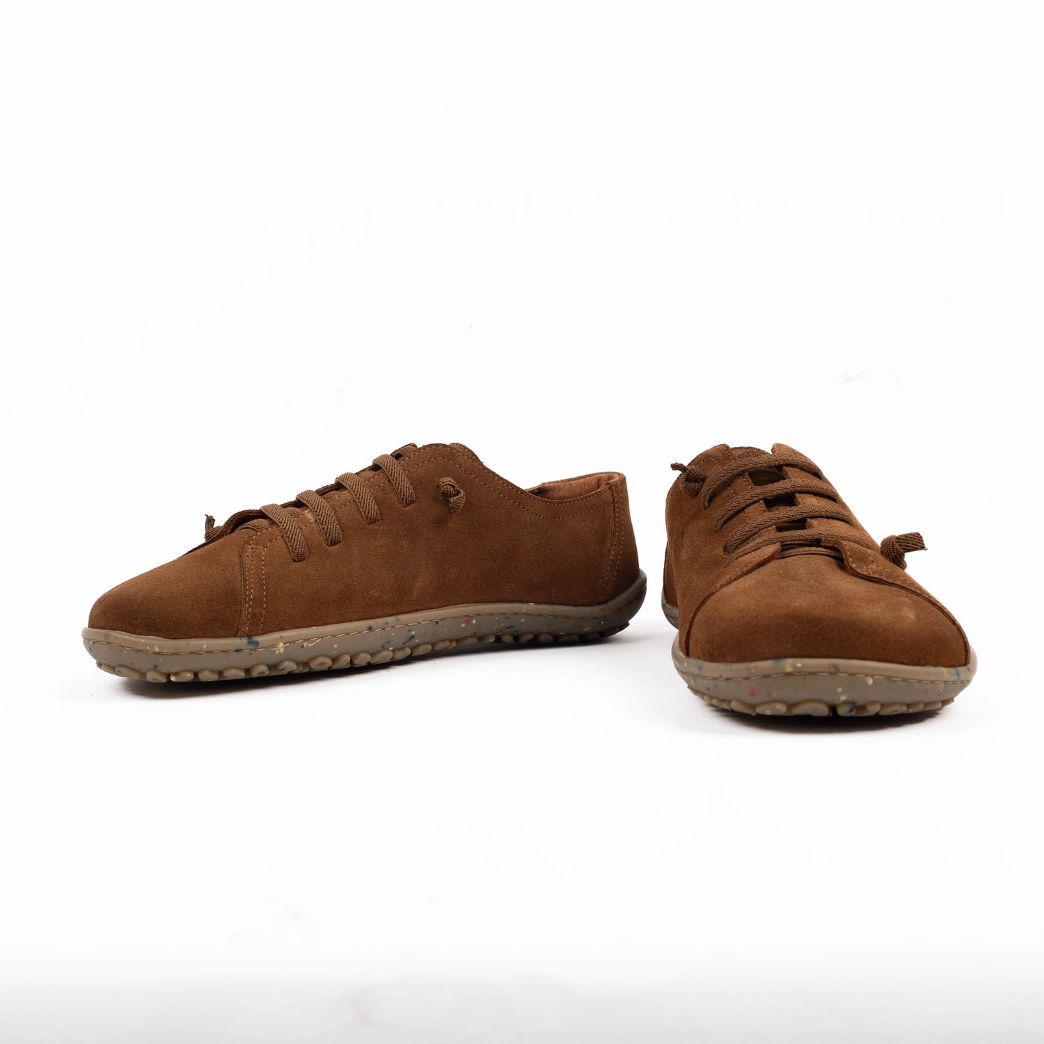 Koel - Izzie Eco Suede Cognac - Sneaker minimalista
