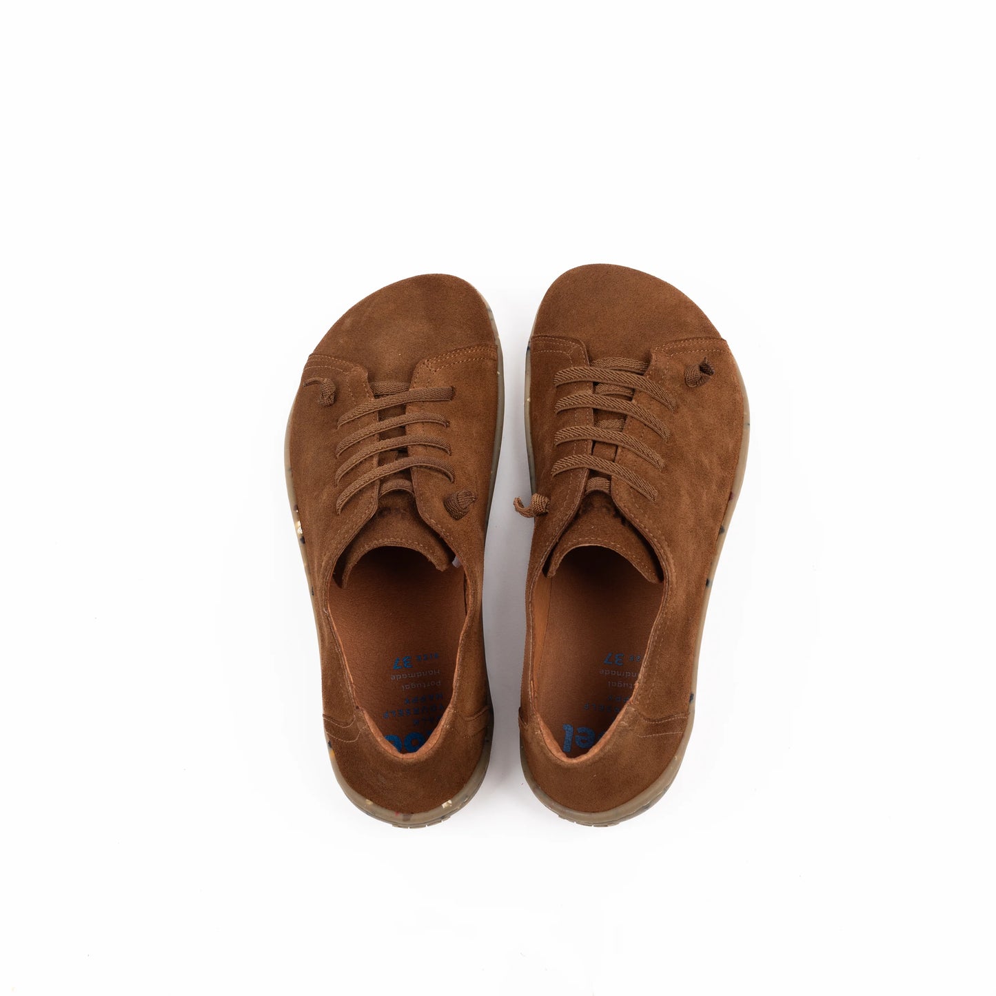 Koel - Izzie Eco Suede Cognac - Sneaker minimalista