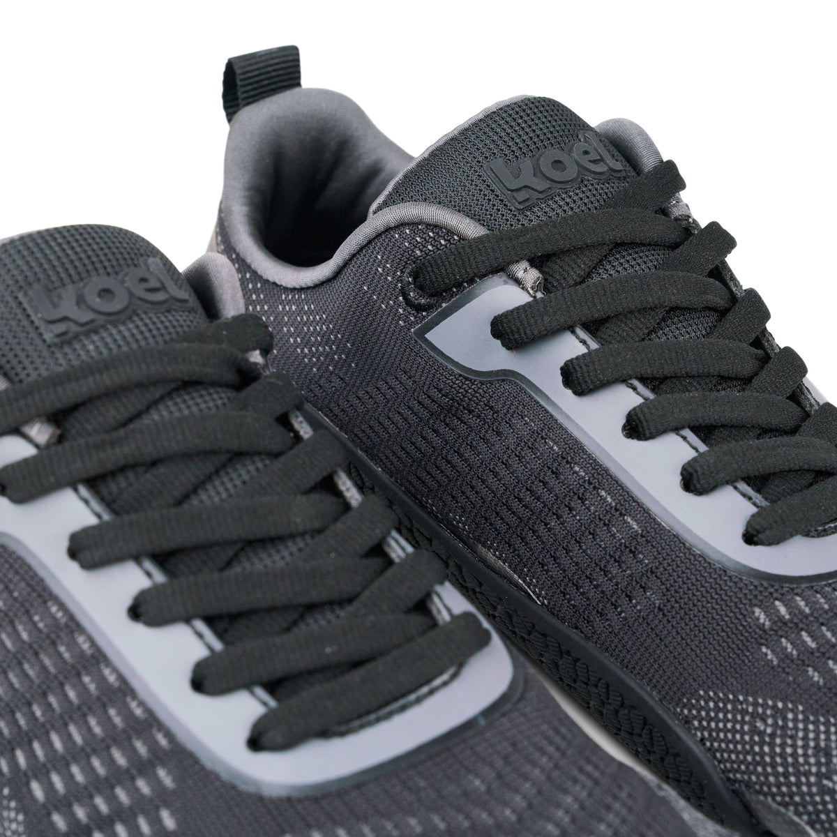 Koel NILA Fabrics Black - Zapatillas barefoot para gimnasio y entrenamiento de mujer negras