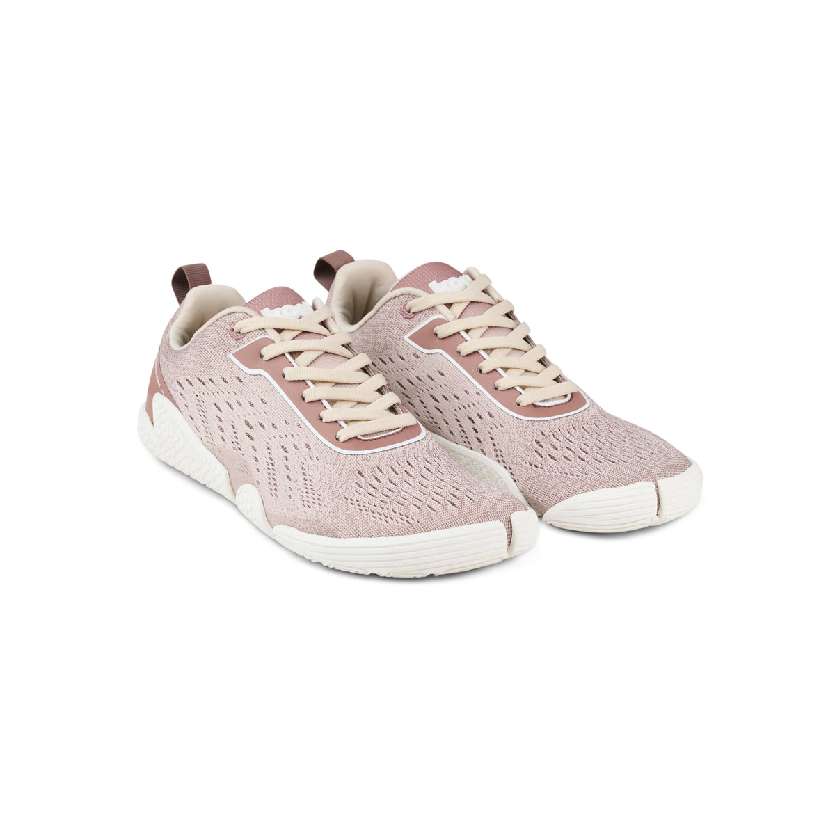 Koel NOVA Fabrics Taupe - Zapatillas barefoot para gimnasio y entrenamiento de mujer rosas